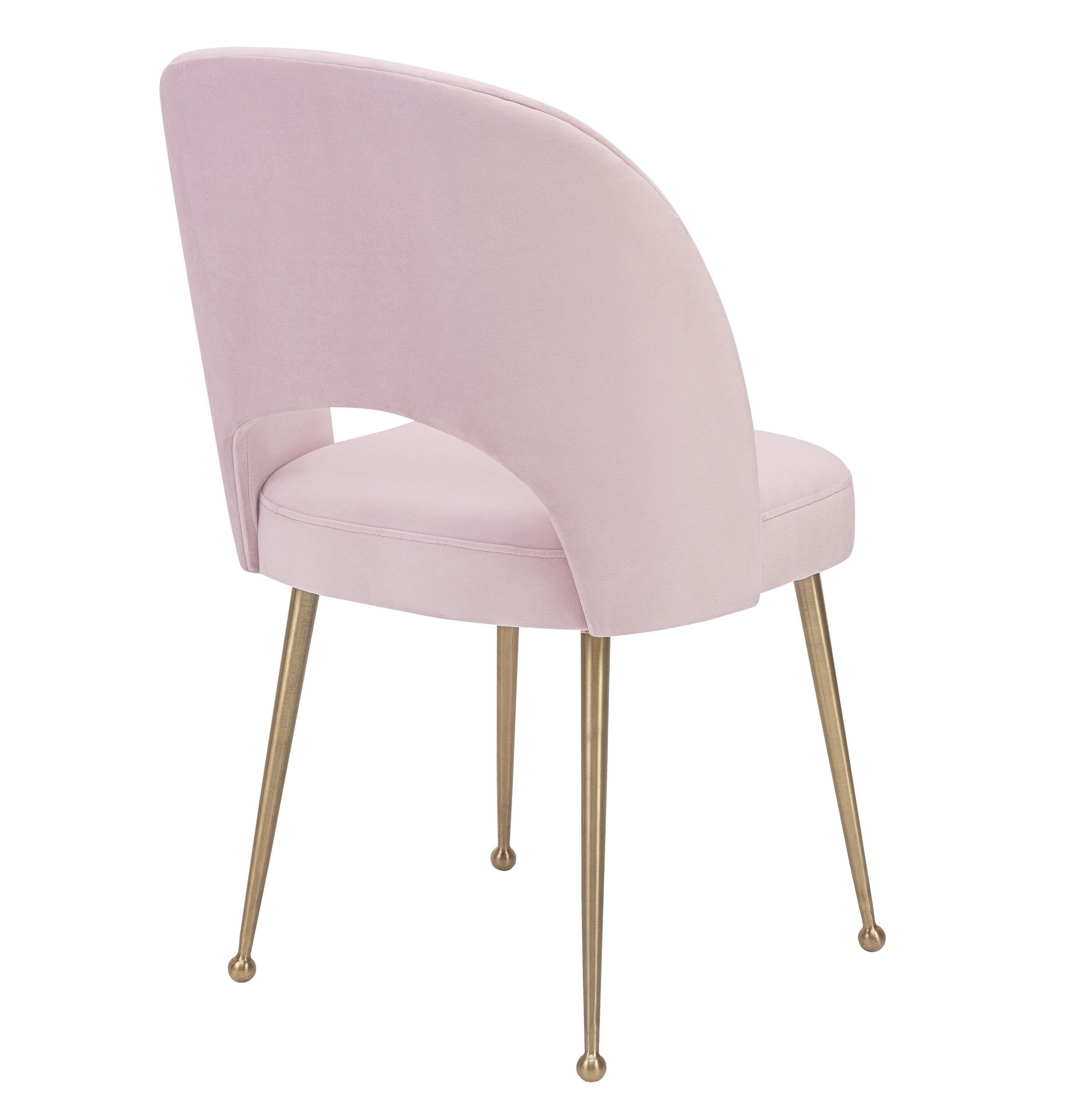 SWELL BLUSH VELVET CHAIR - Image 4