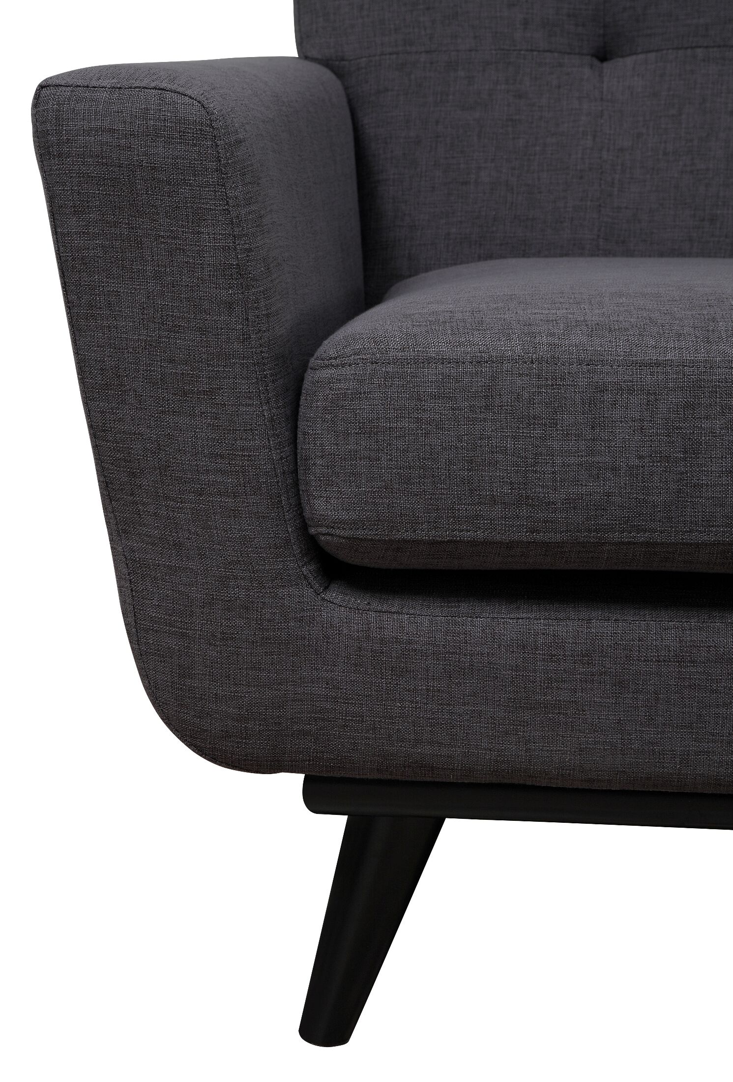 JAMES GREY LINEN SOFA - Image 7