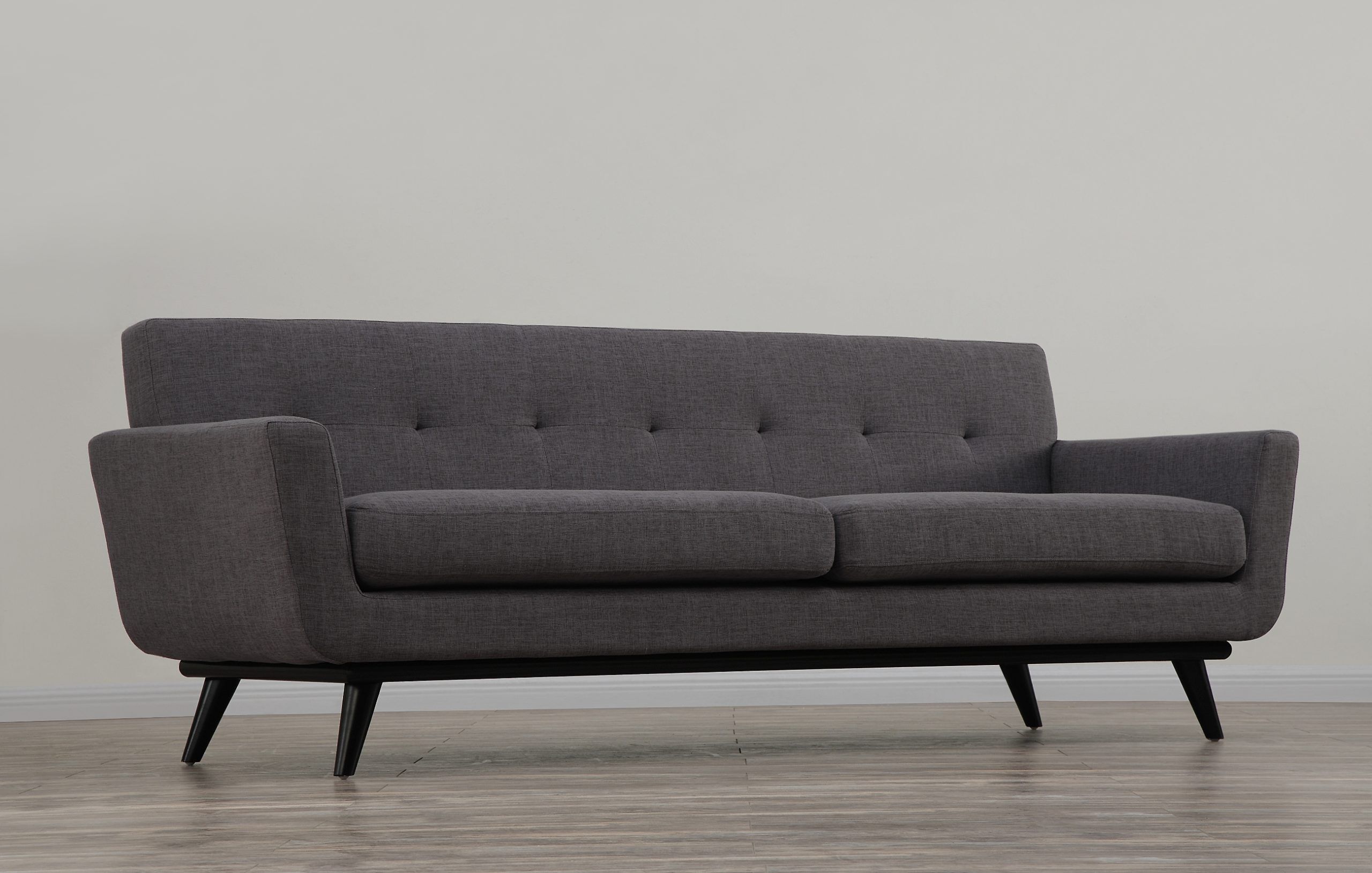 JAMES GREY LINEN SOFA - Image 2