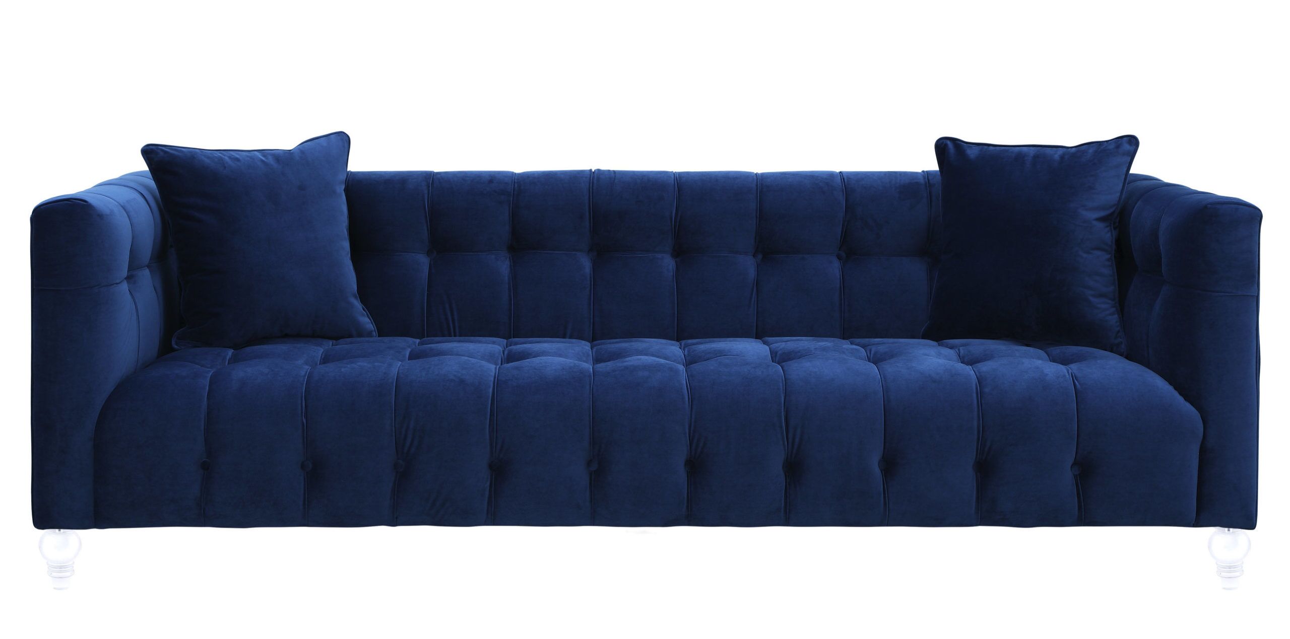 BEA NAVY VELVET SOFA - Image 2
