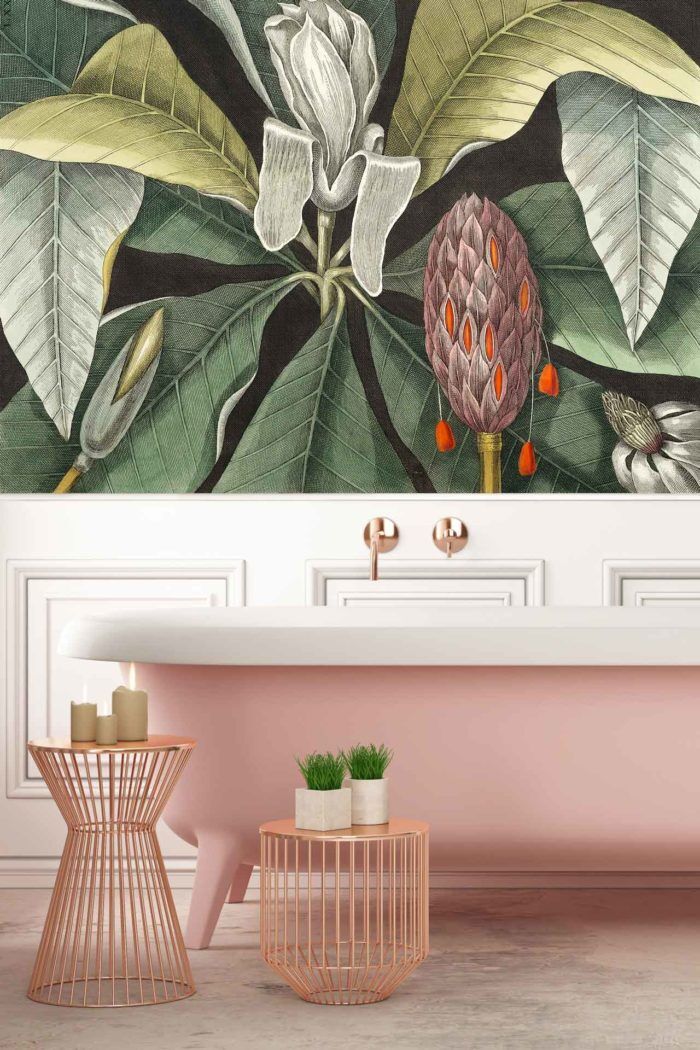 Botanical Wall Covering by Michele Pelafas