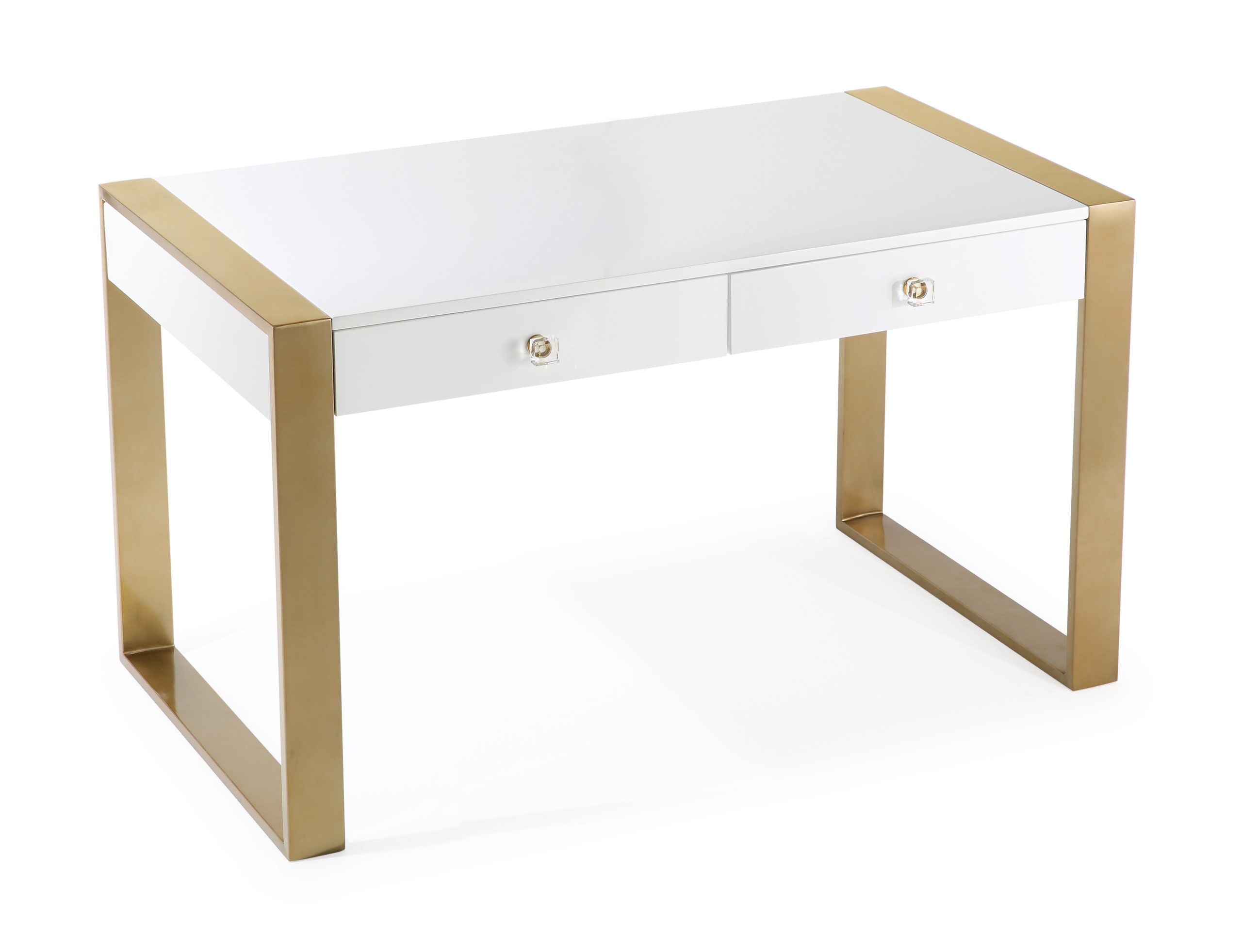 Kallie White Lacquer Desk - Image 3