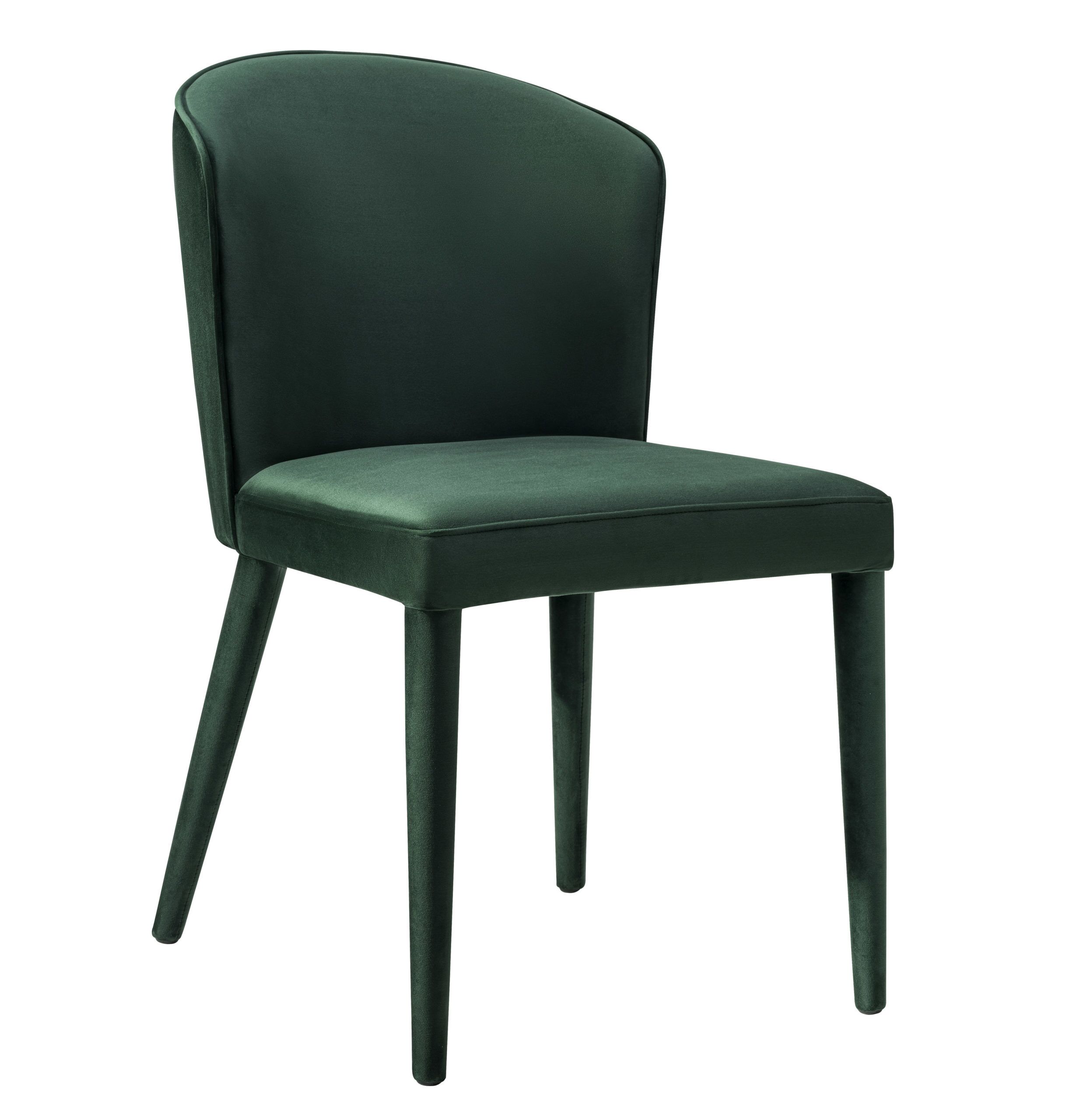 METROPOLITAN FOREST GREEN VELVET CHAIR