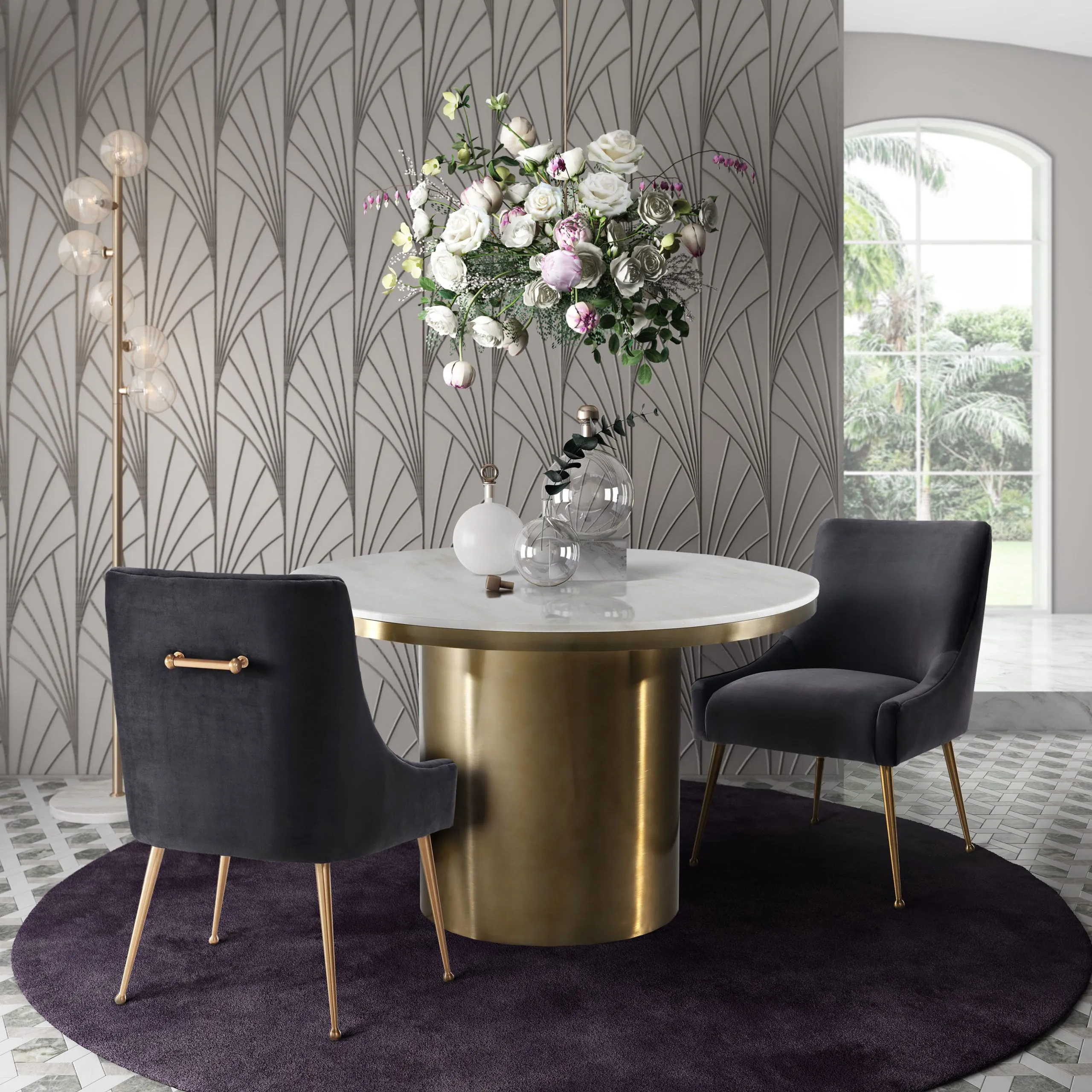 ALISIN MARBLE DINING TABLE