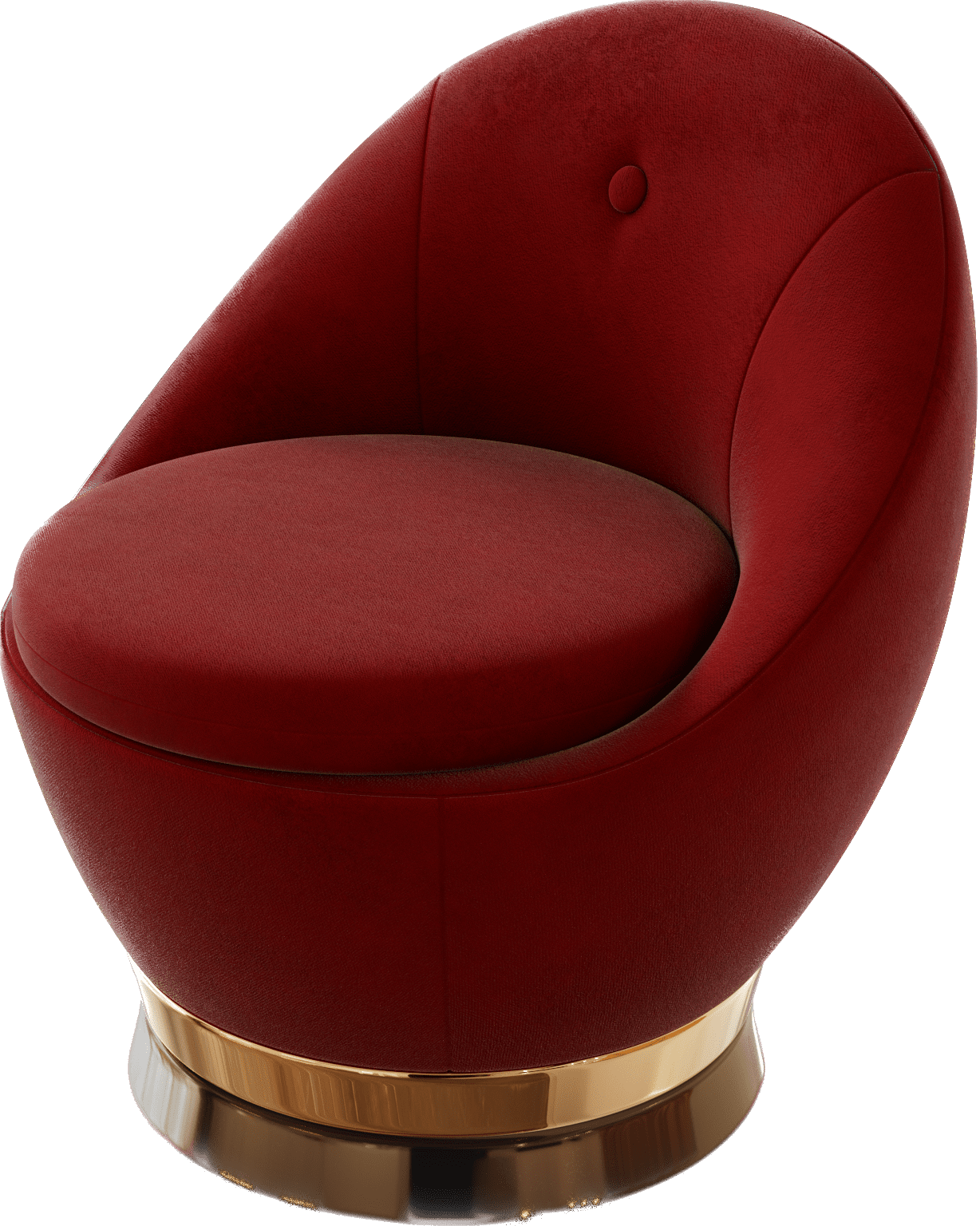 Big Red Luxury Lounge Chair - Image 3
