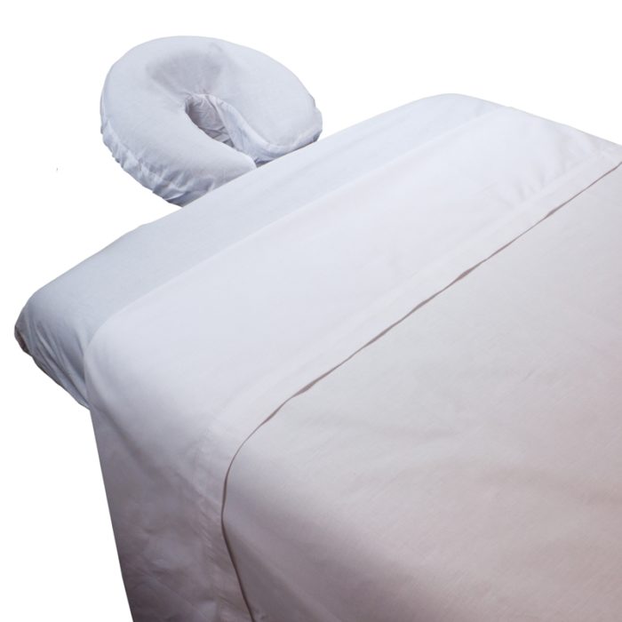 Poly/Cotton 3-Pc Sheet Set - White