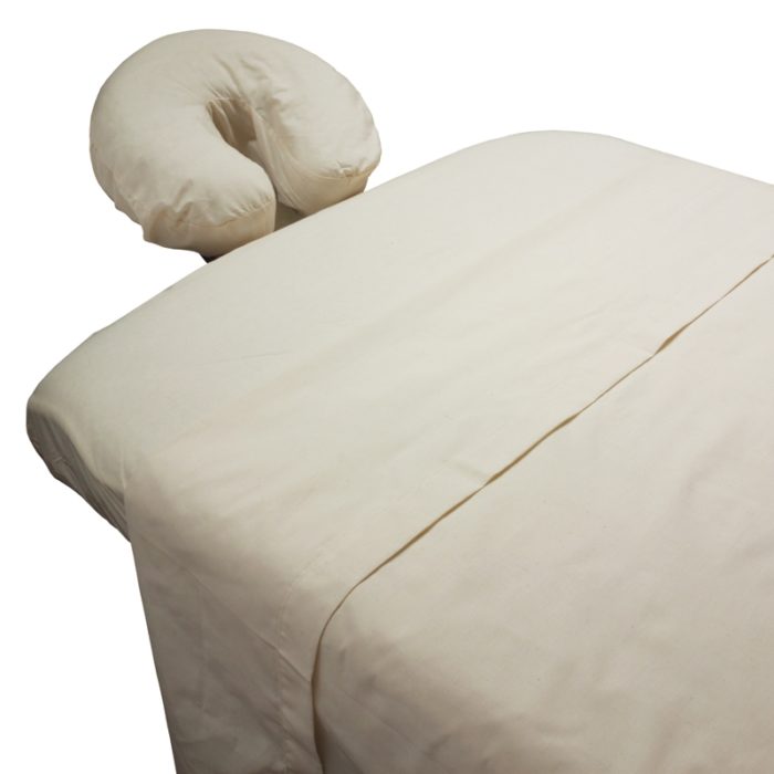 Poly/Cotton 3-Pc Sheet Set - Cream
