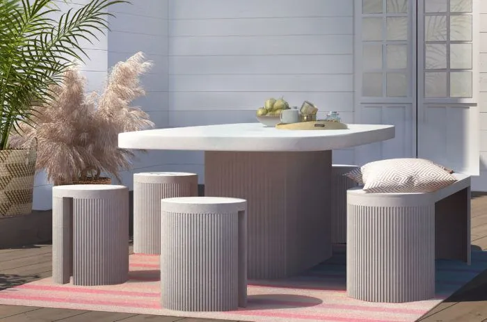 WAVE CONCRETE BENCH