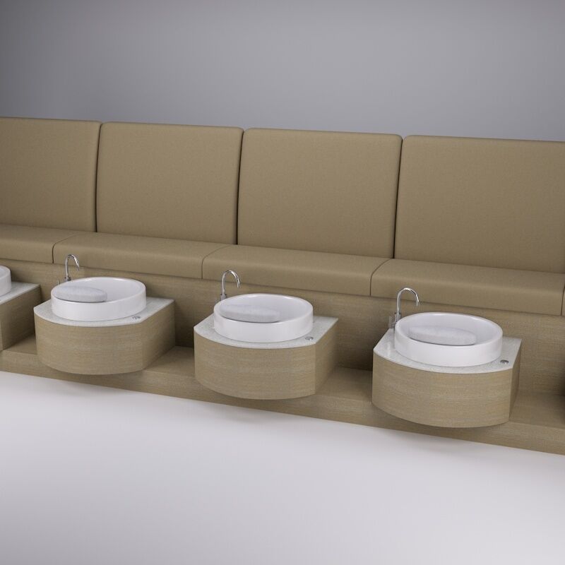 Diamond Jet Pedicure Bench - Image 4