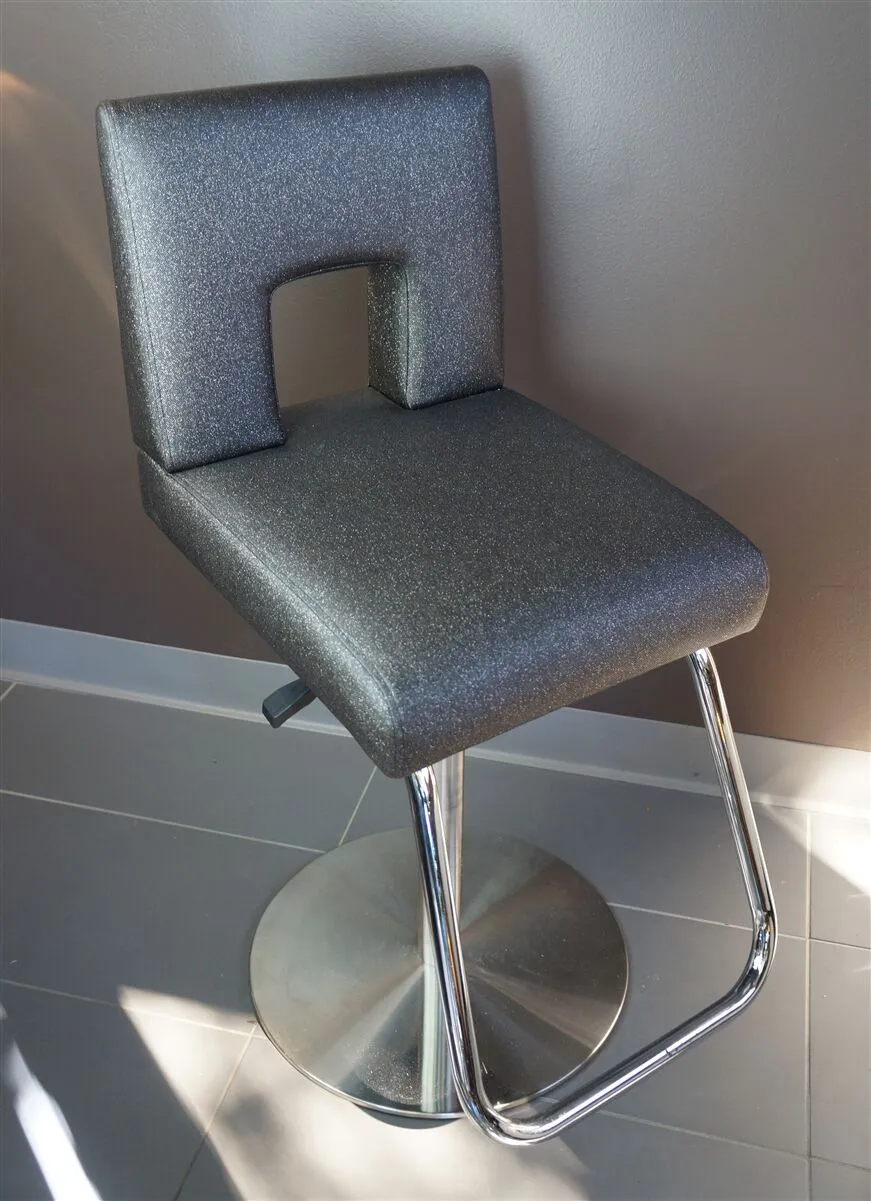 Glitter Tall Makeup Stool