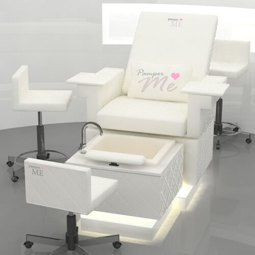PamperME Pedicure Chair + Foot Spa - Image 3