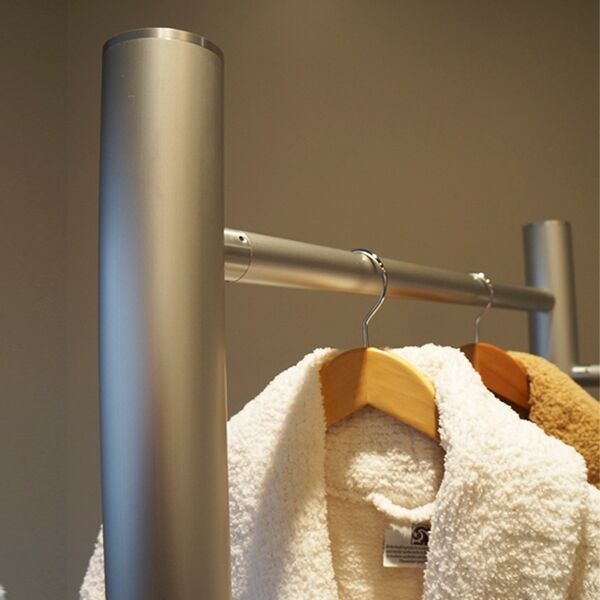 Stainless 2-Rod Apparel Display - Image 4