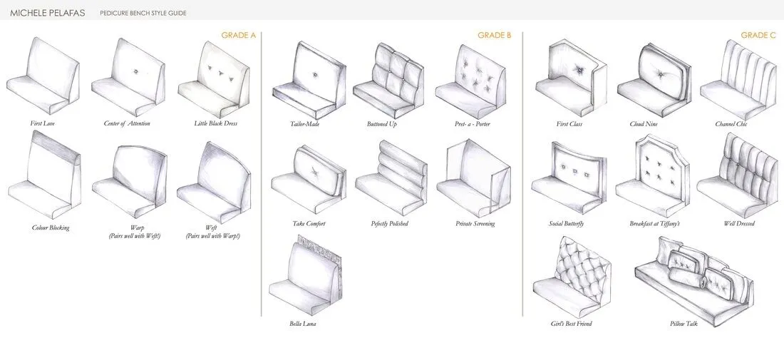 Serena Pedicure Bench - Image 2