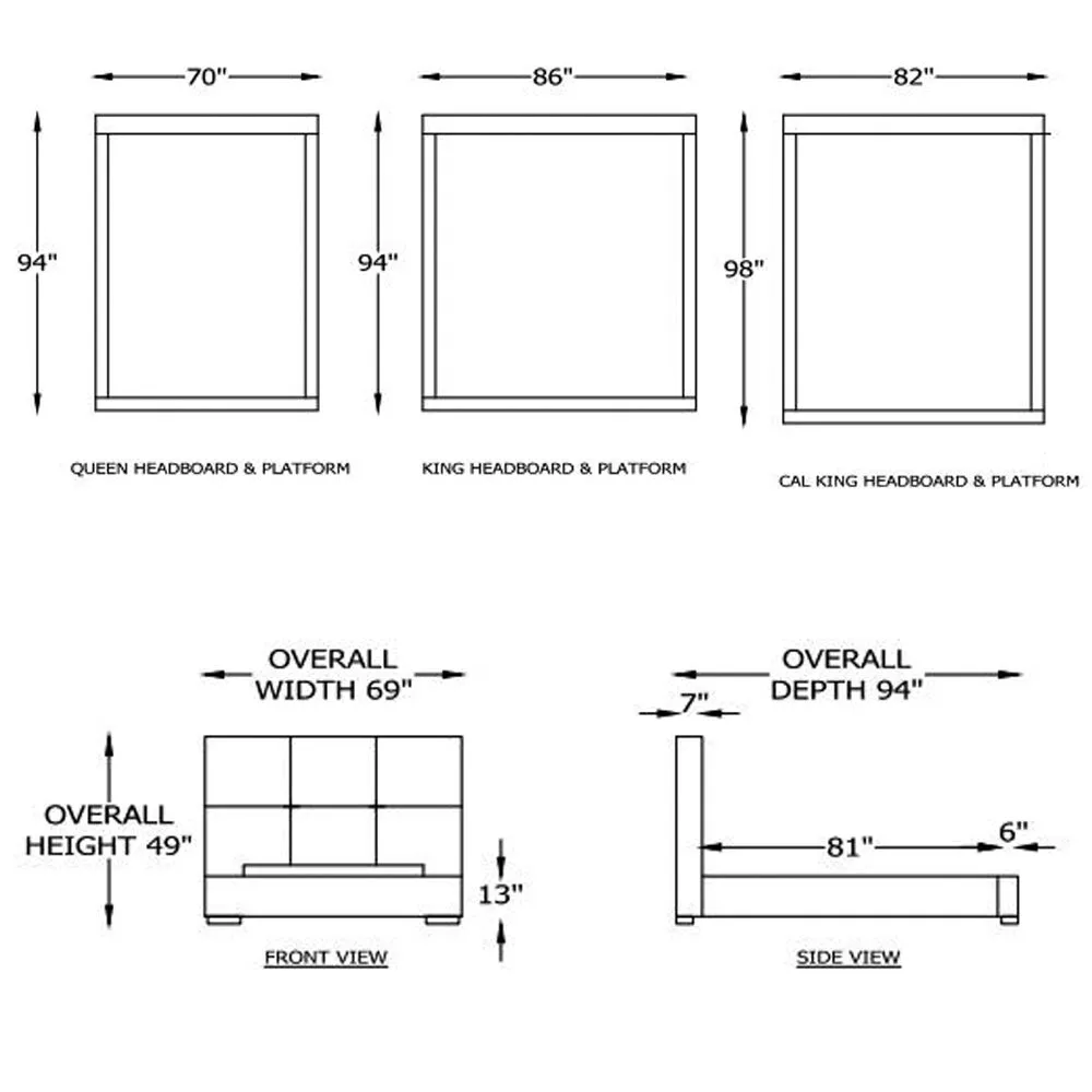 Luxury Custom Bed Modern