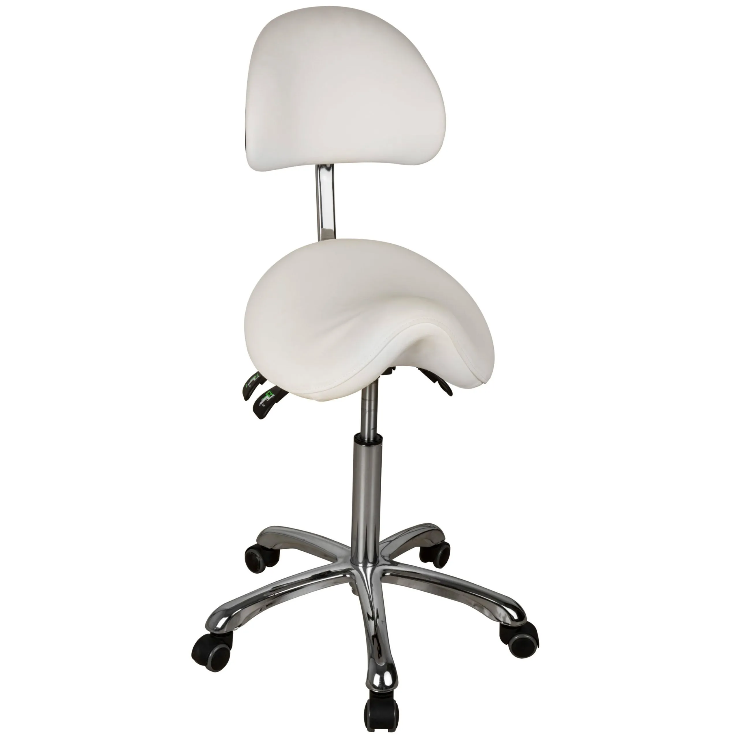 Wraparound Backrest Therapist Stool 11025A | Michele Pelafas
