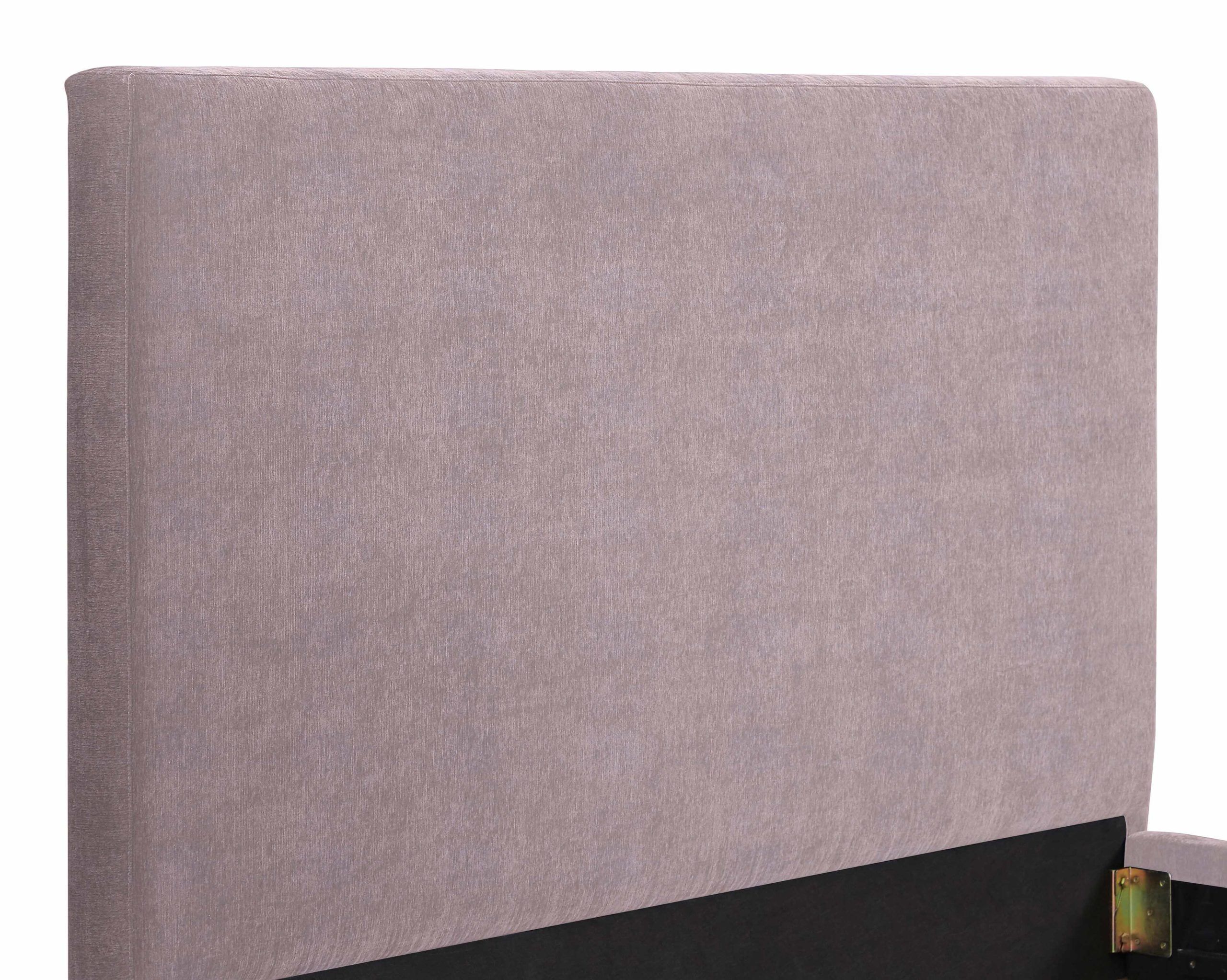 DELILAH BLUSH TEXTURED VELVET BED IN QUEEN - Image 5