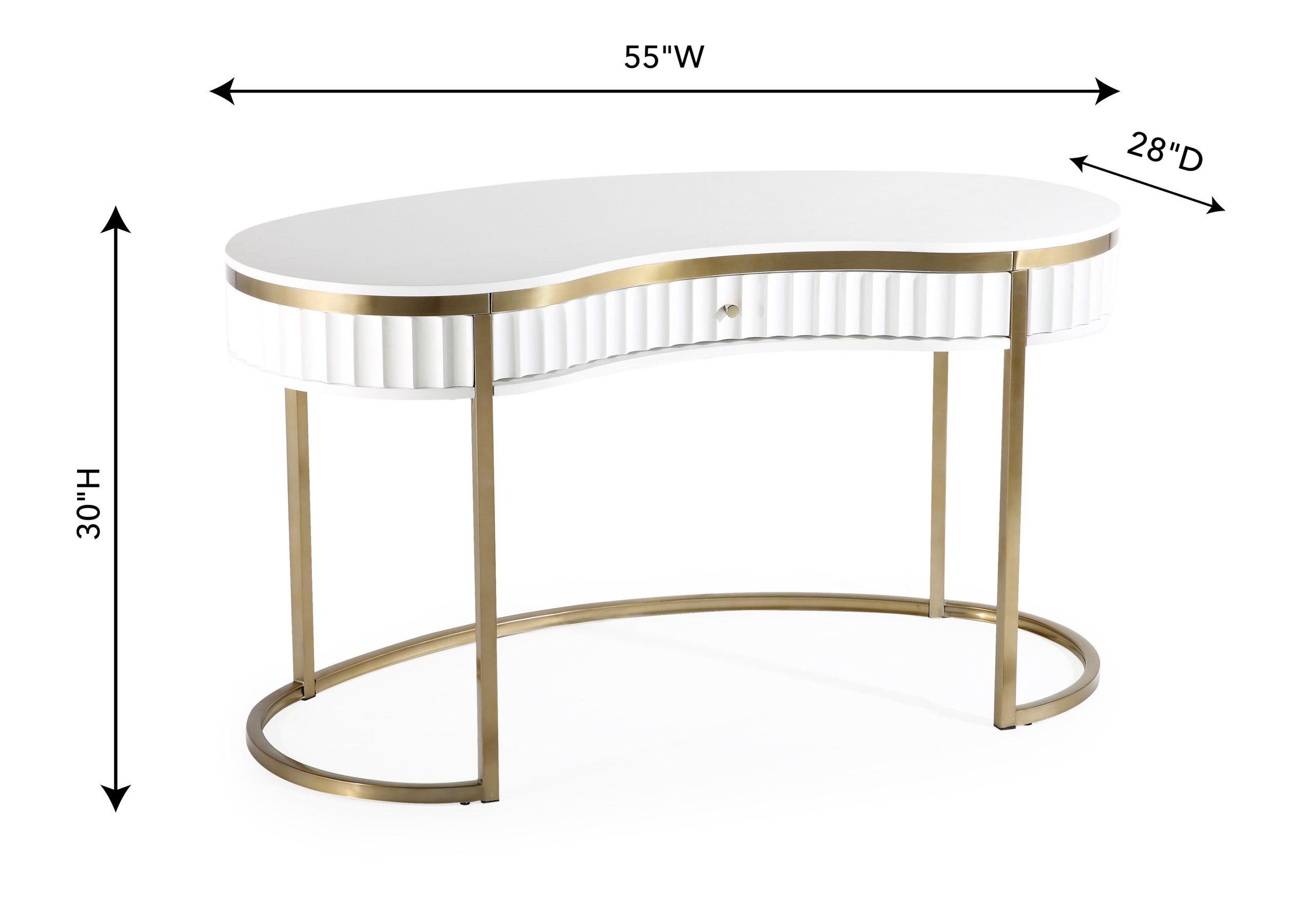 Jade Lacquer Finish Desk - Image 9