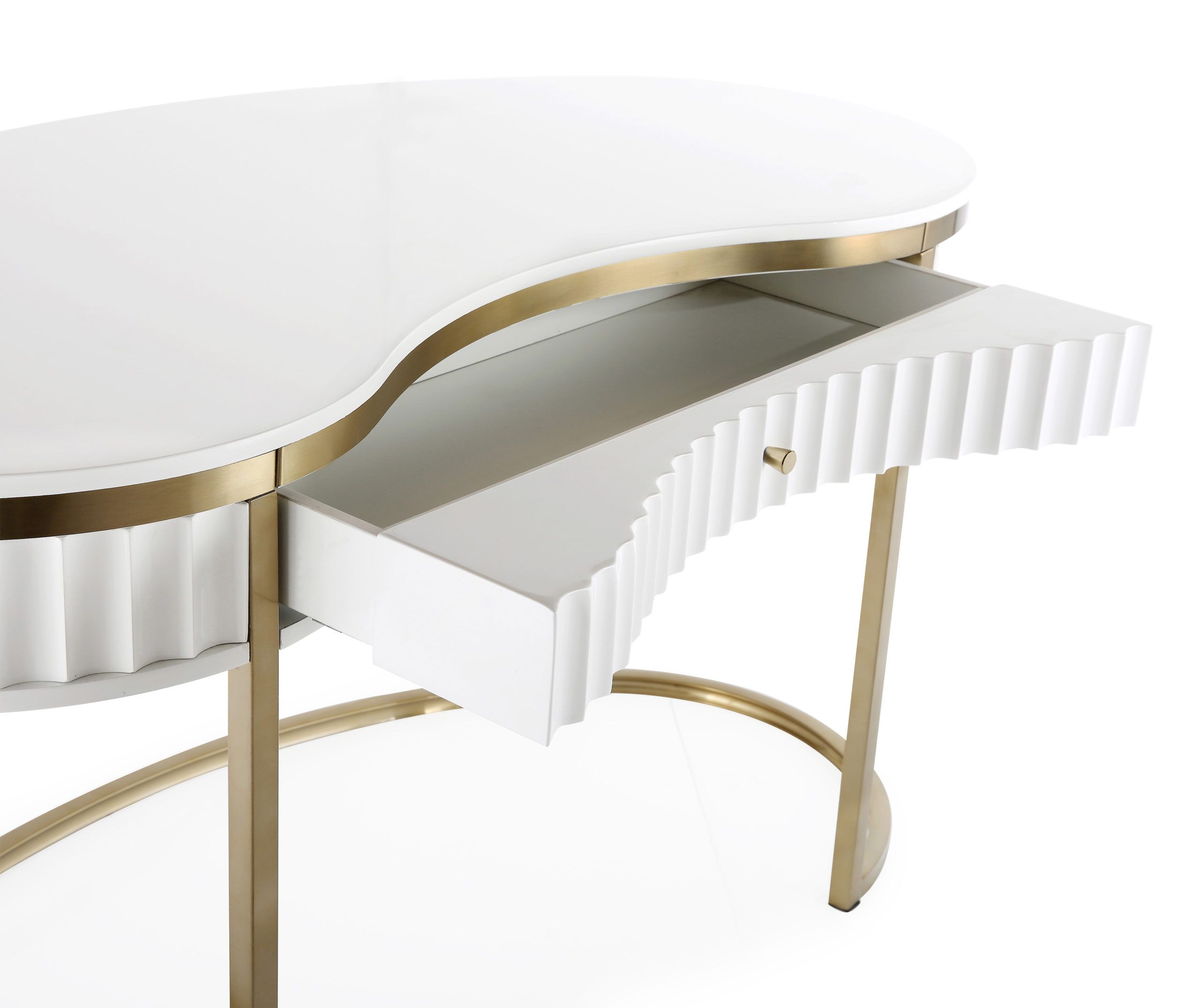 Jade Lacquer Finish Desk - Image 6