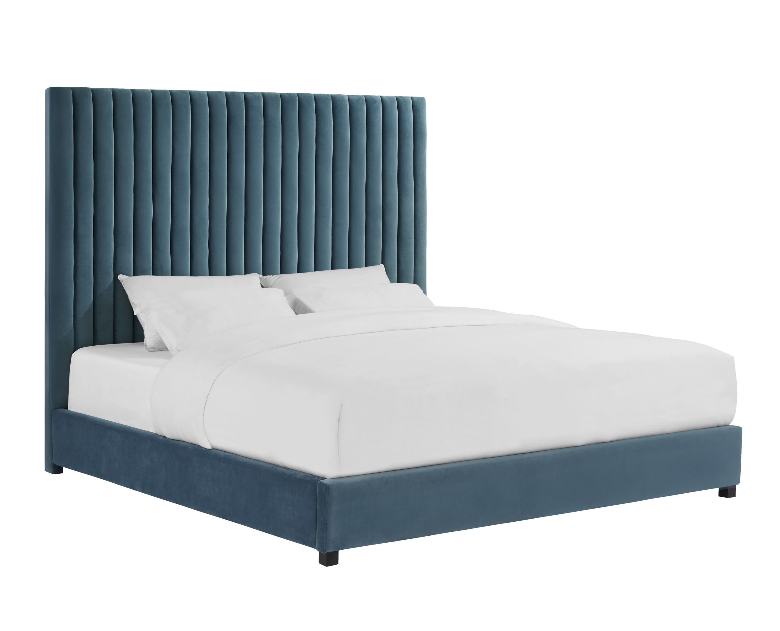 ARABELLE SEA BLUE BED IN QUEEN - Image 3