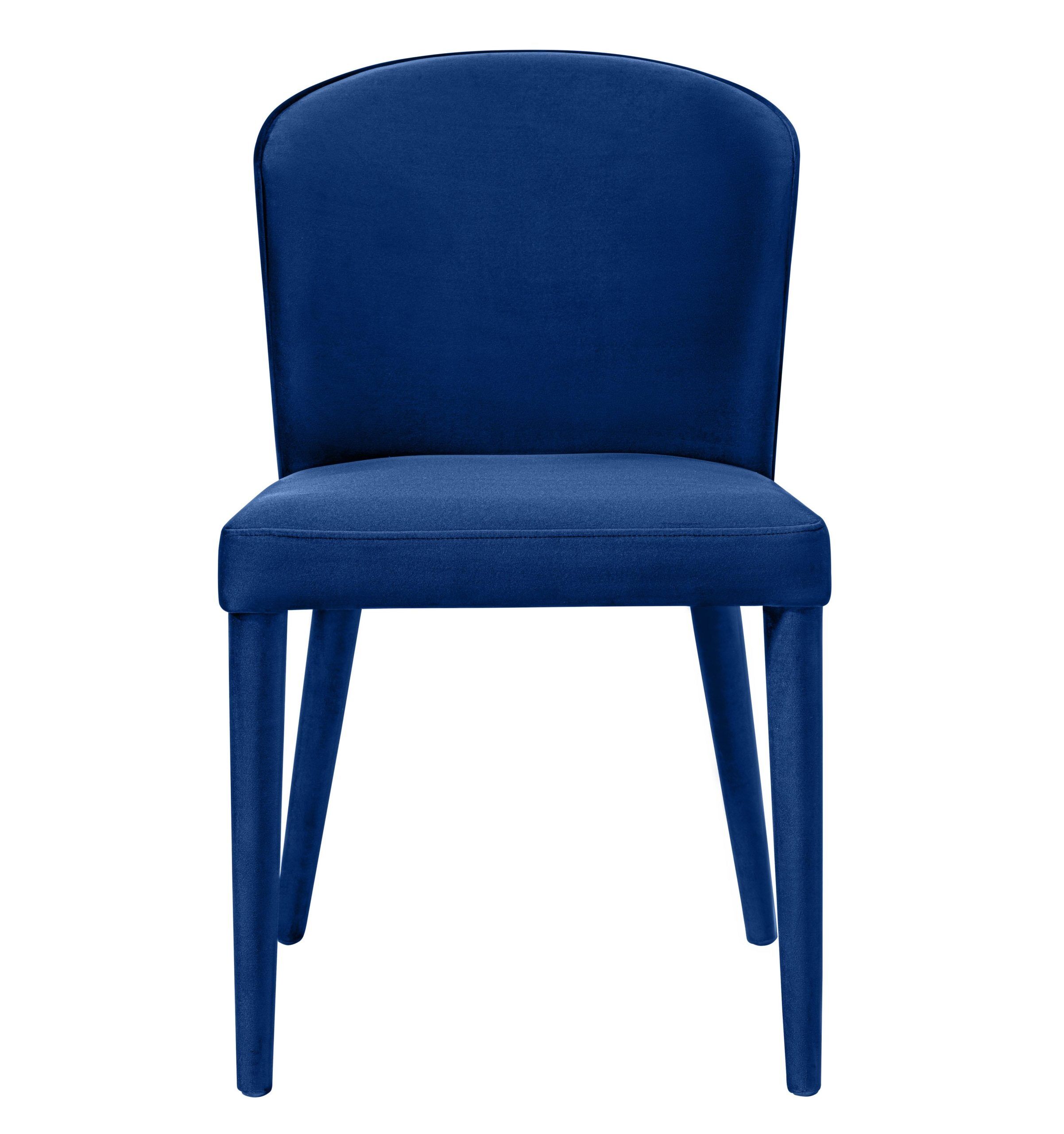 METROPOLITAN NAVY VELVET CHAIR - Image 3