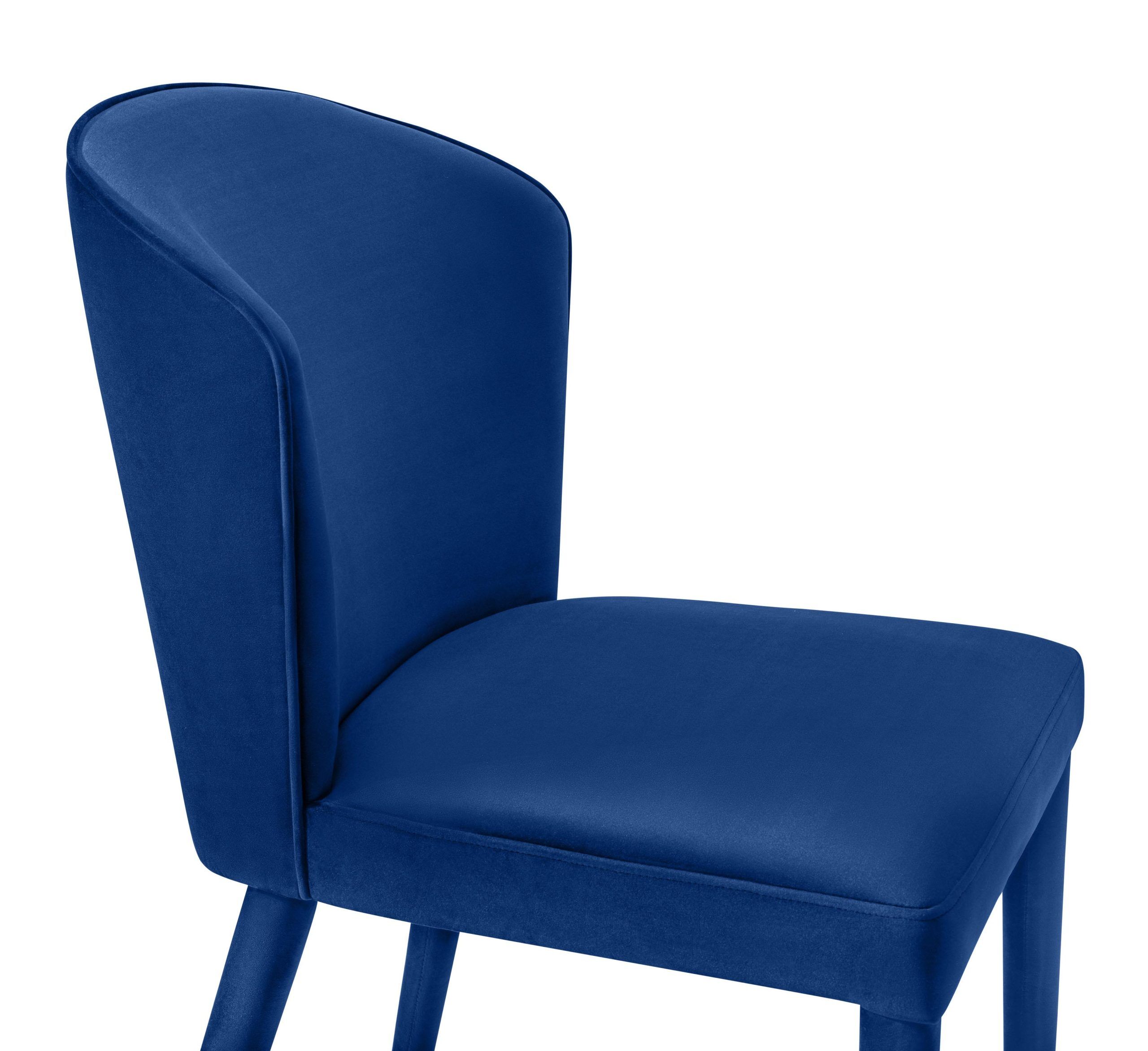 METROPOLITAN NAVY VELVET CHAIR - Image 5