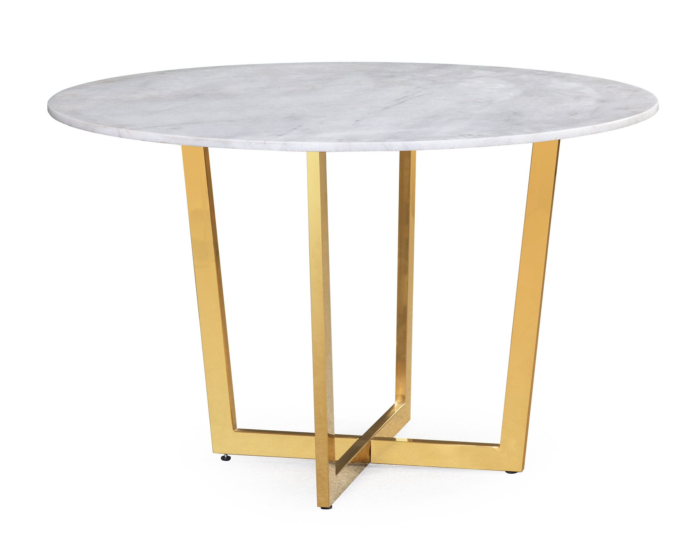 MAXIM WHITE MARBLE DINING TABLE - Image 7