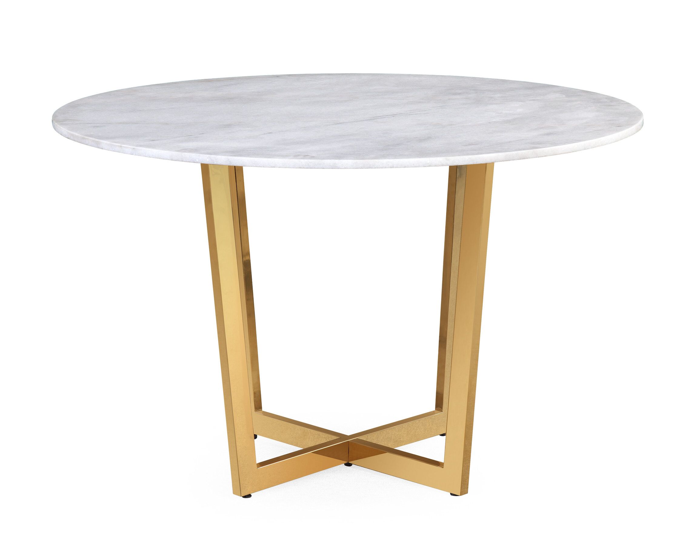 MAXIM WHITE MARBLE DINING TABLE - Image 3