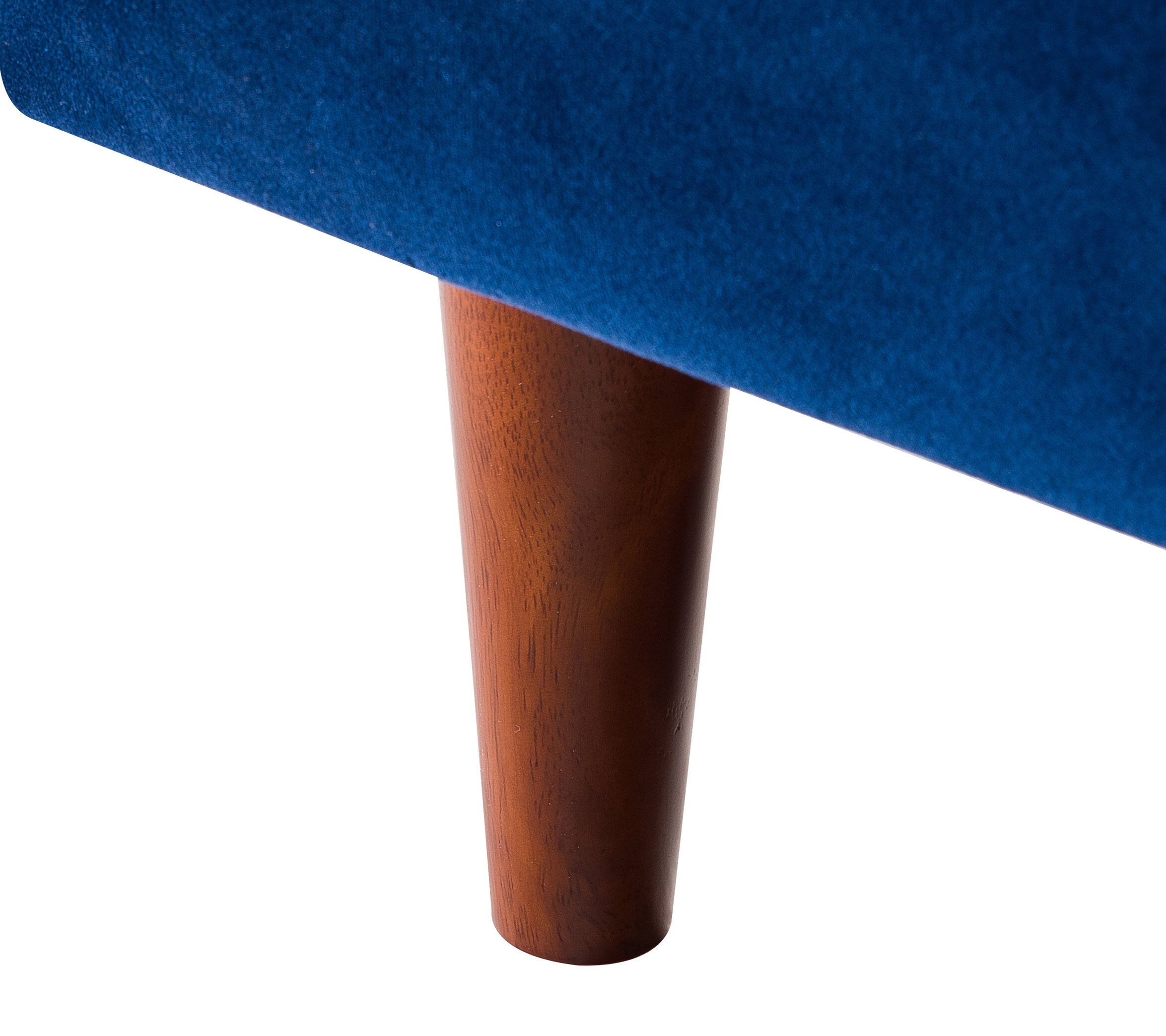 COMO NAVY VELVET SECTIONAL RAF - Image 10