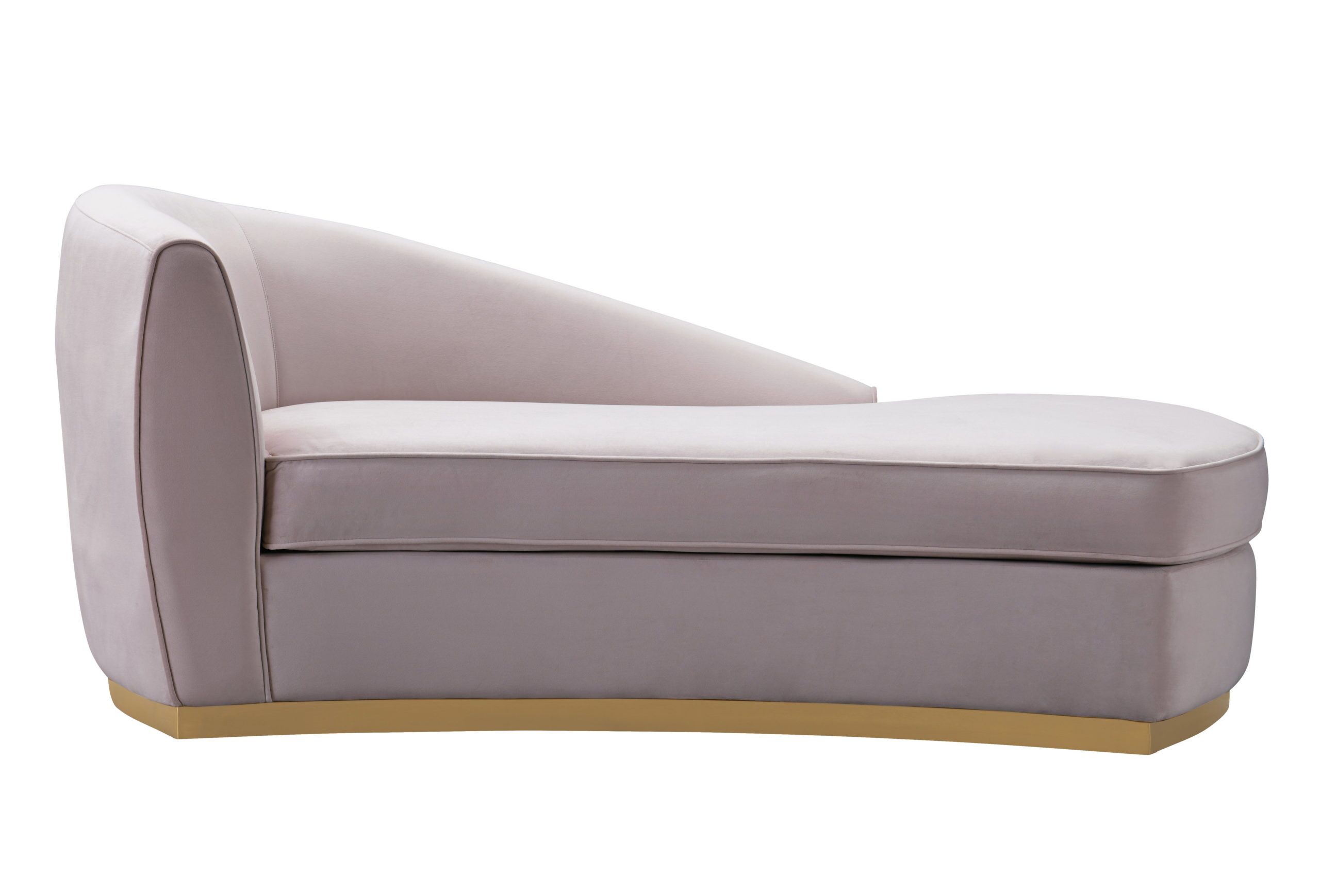 ADELE BLUSH VELVET CHAISE - Image 7