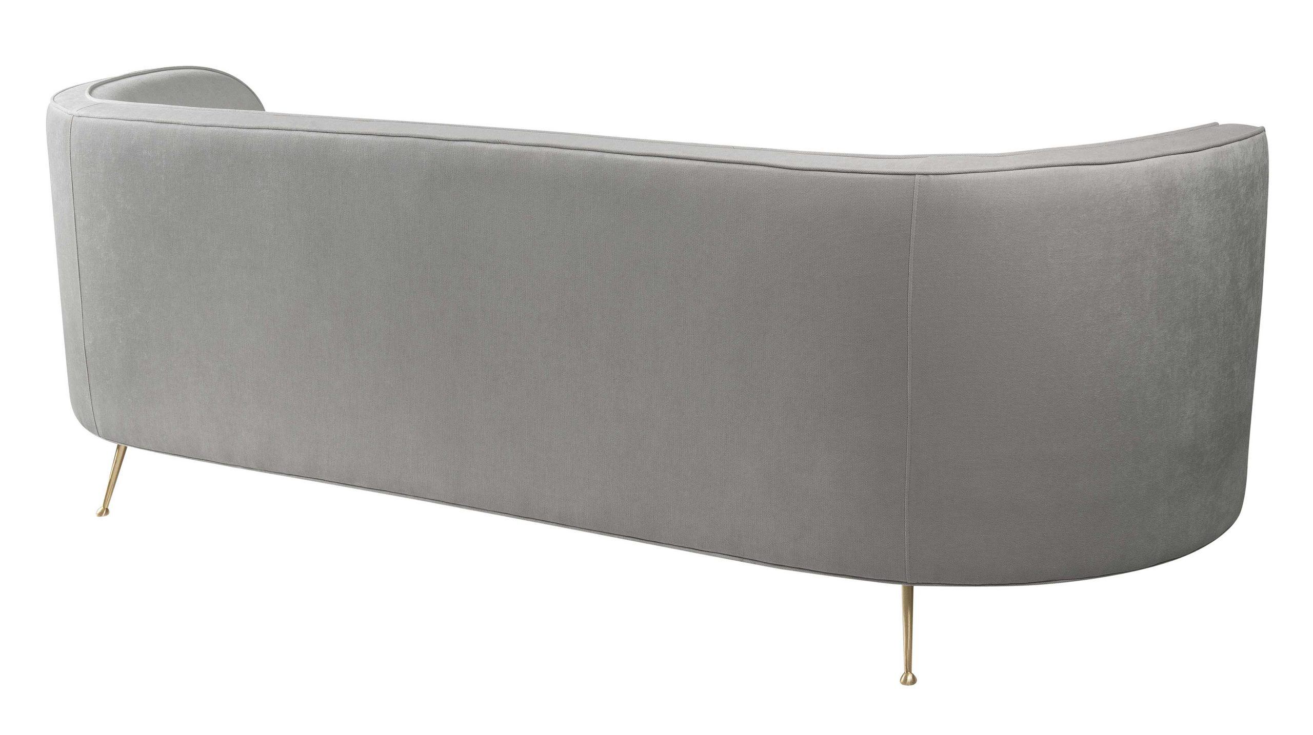 FLARE CREAM CHENILLE SOFA - Image 4