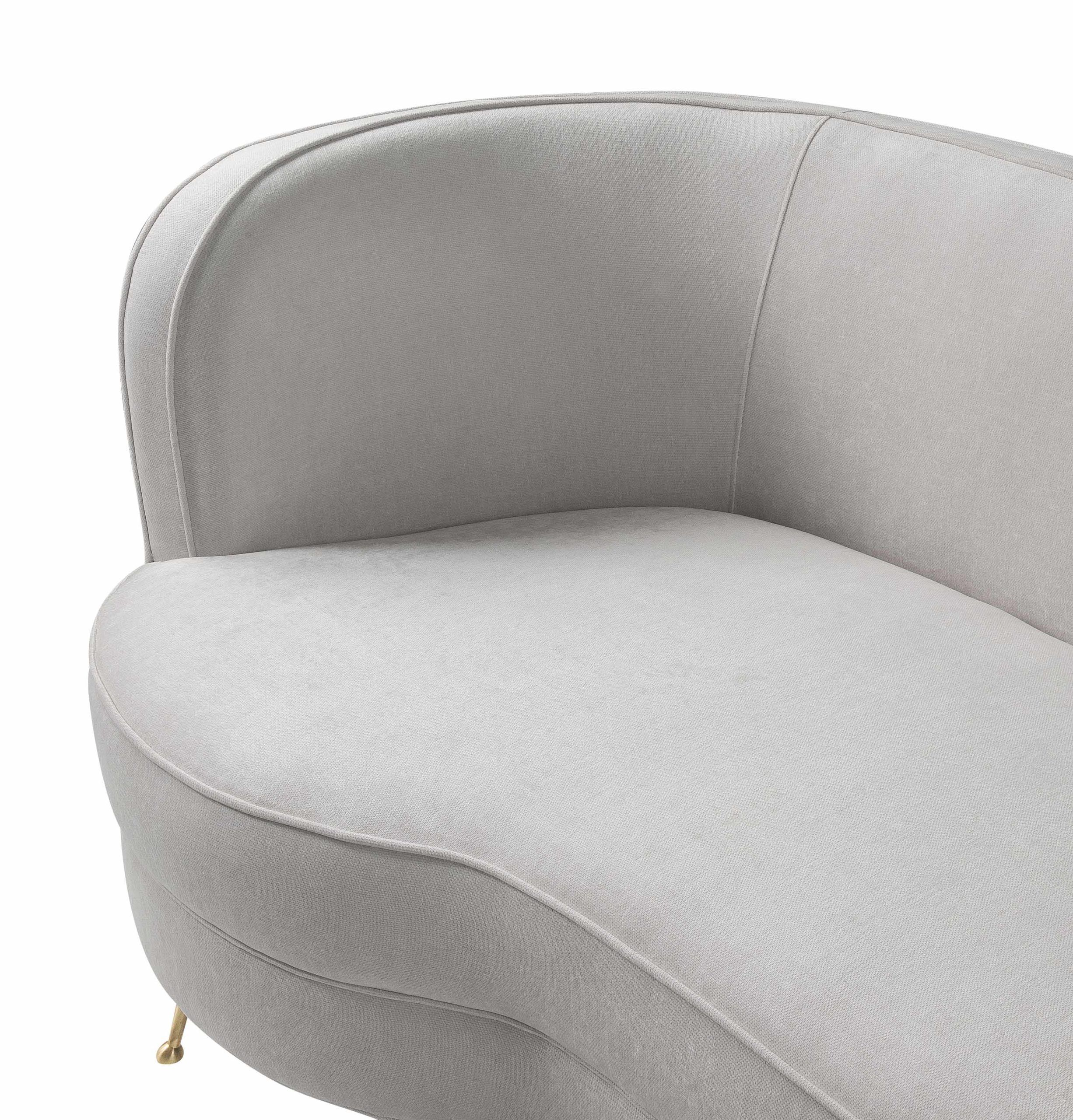 FLARE CREAM CHENILLE SOFA - Image 5