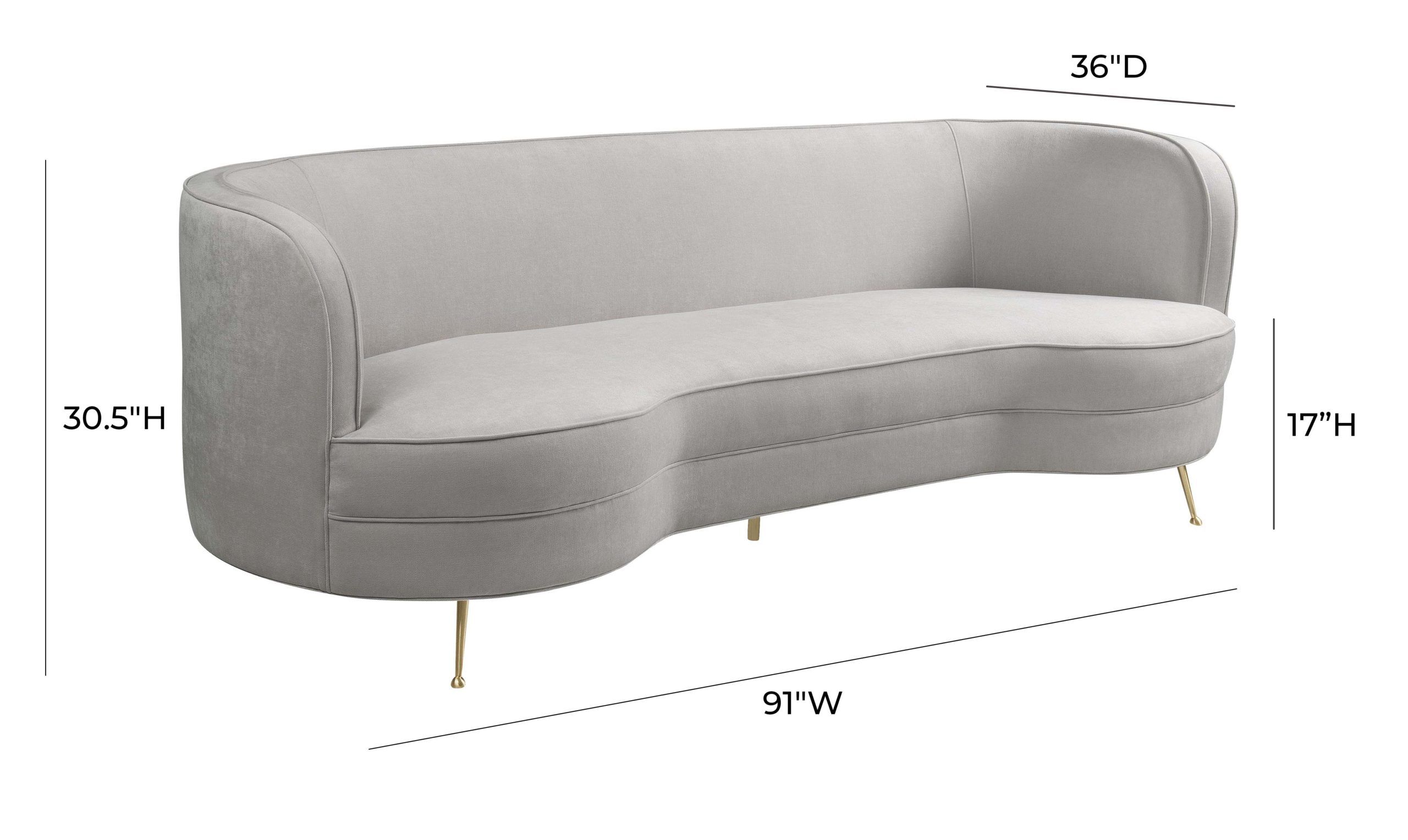 FLARE CREAM CHENILLE SOFA - Image 7