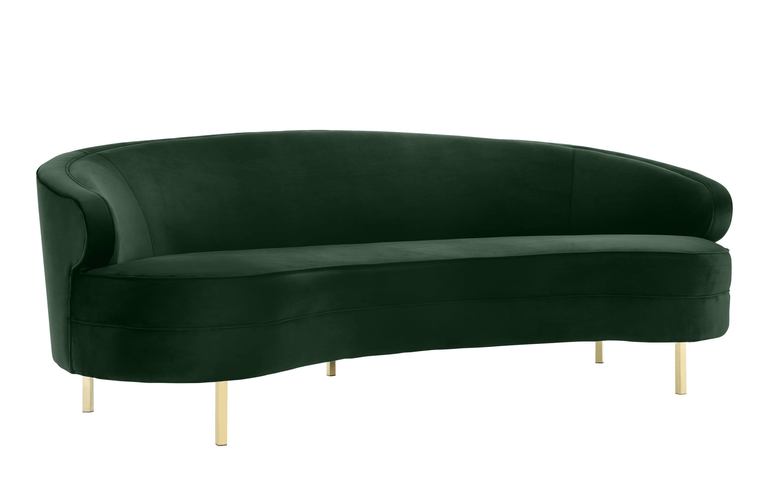 BAILA GREEN VELVET SOFA - Image 2