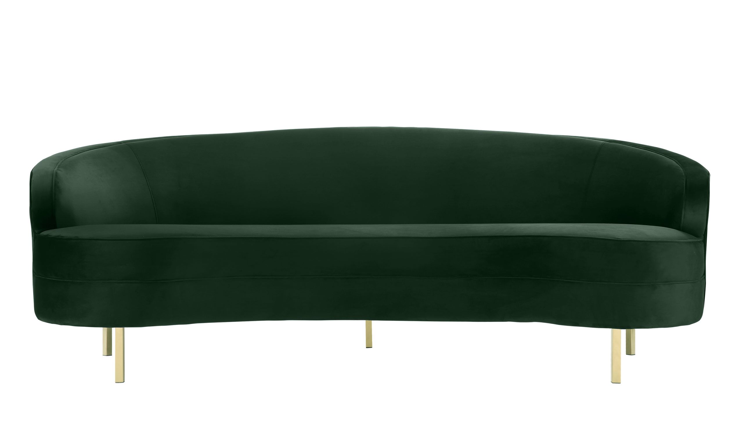 BAILA GREEN VELVET SOFA - Image 4