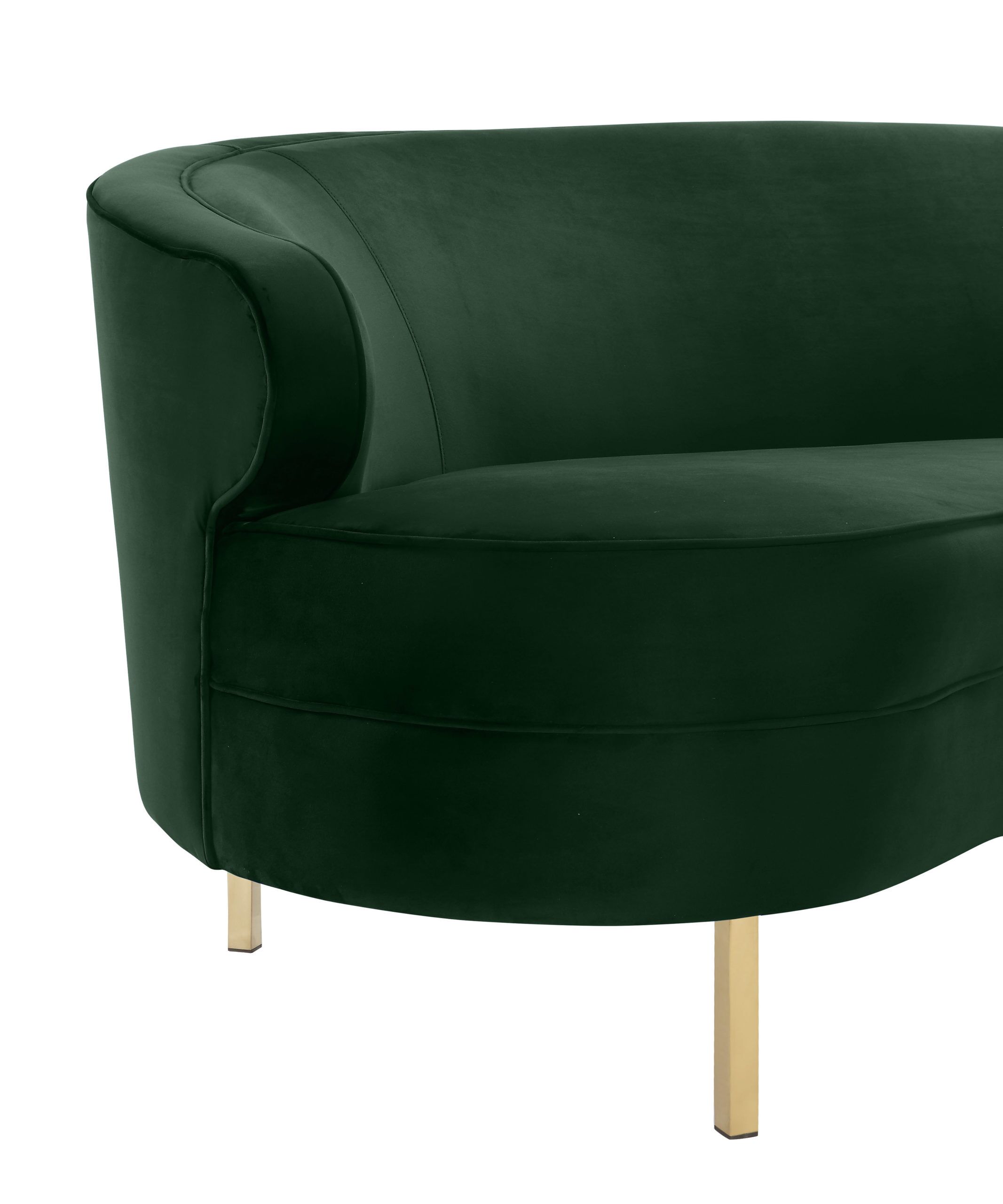 BAILA GREEN VELVET SOFA - Image 9