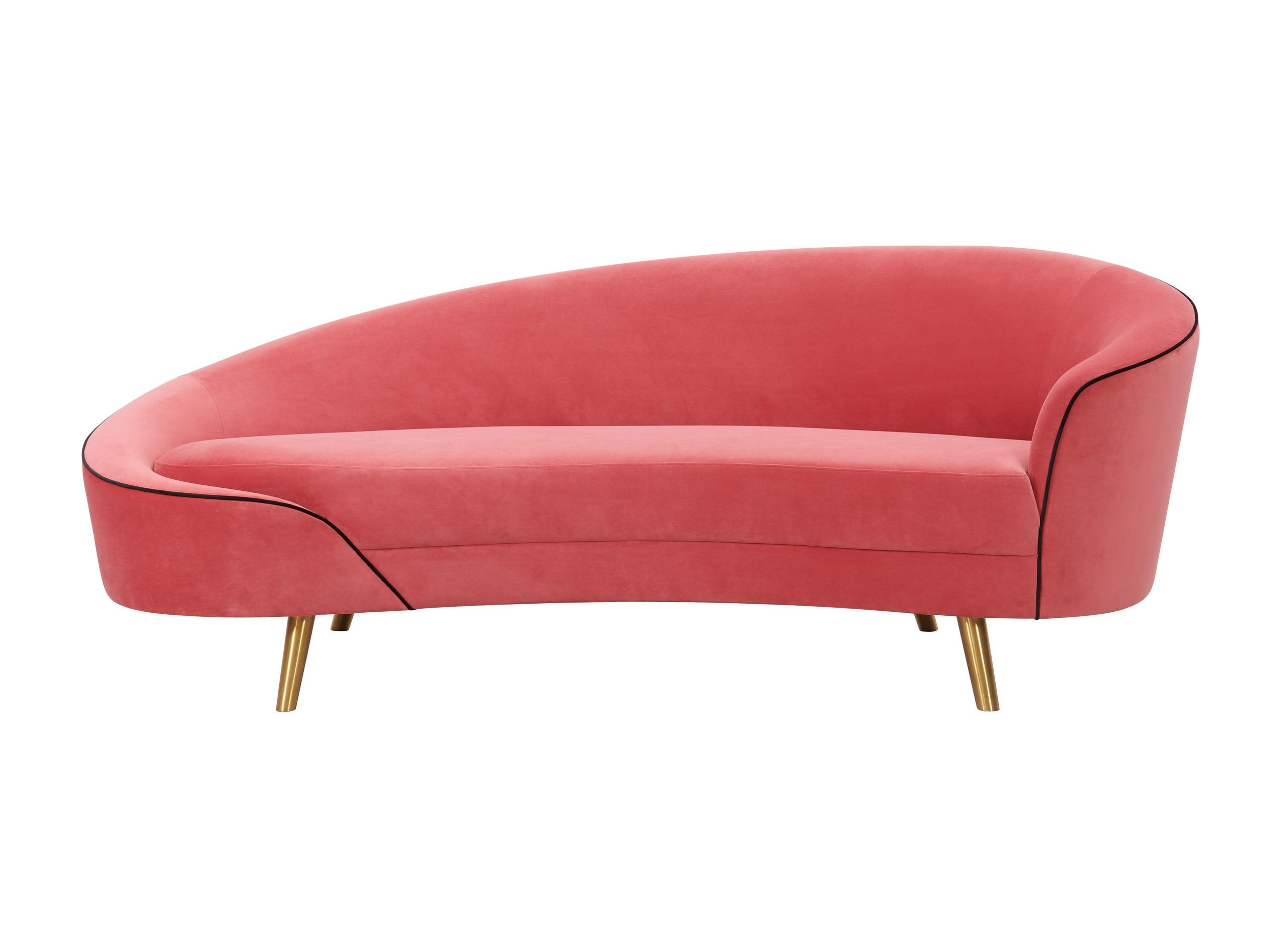 CLEOPATRA HOT PINK VELVET SOFA - Image 2