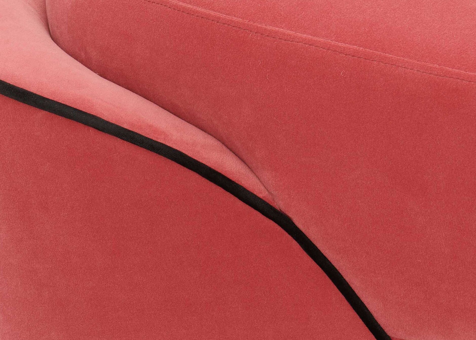 CLEOPATRA HOT PINK VELVET SOFA - Image 5