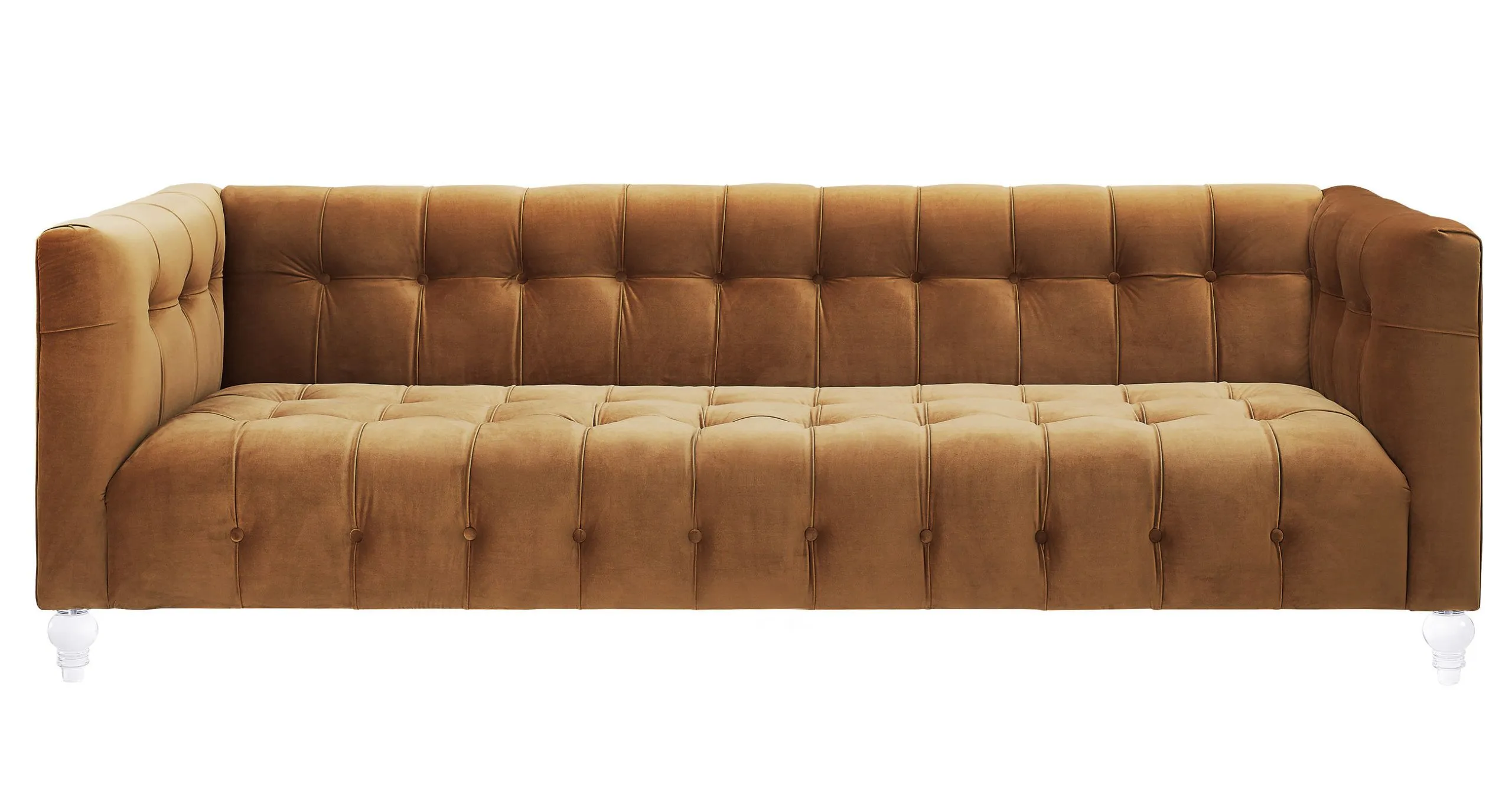 BEA GOLD VELVET SOFA - Image 2