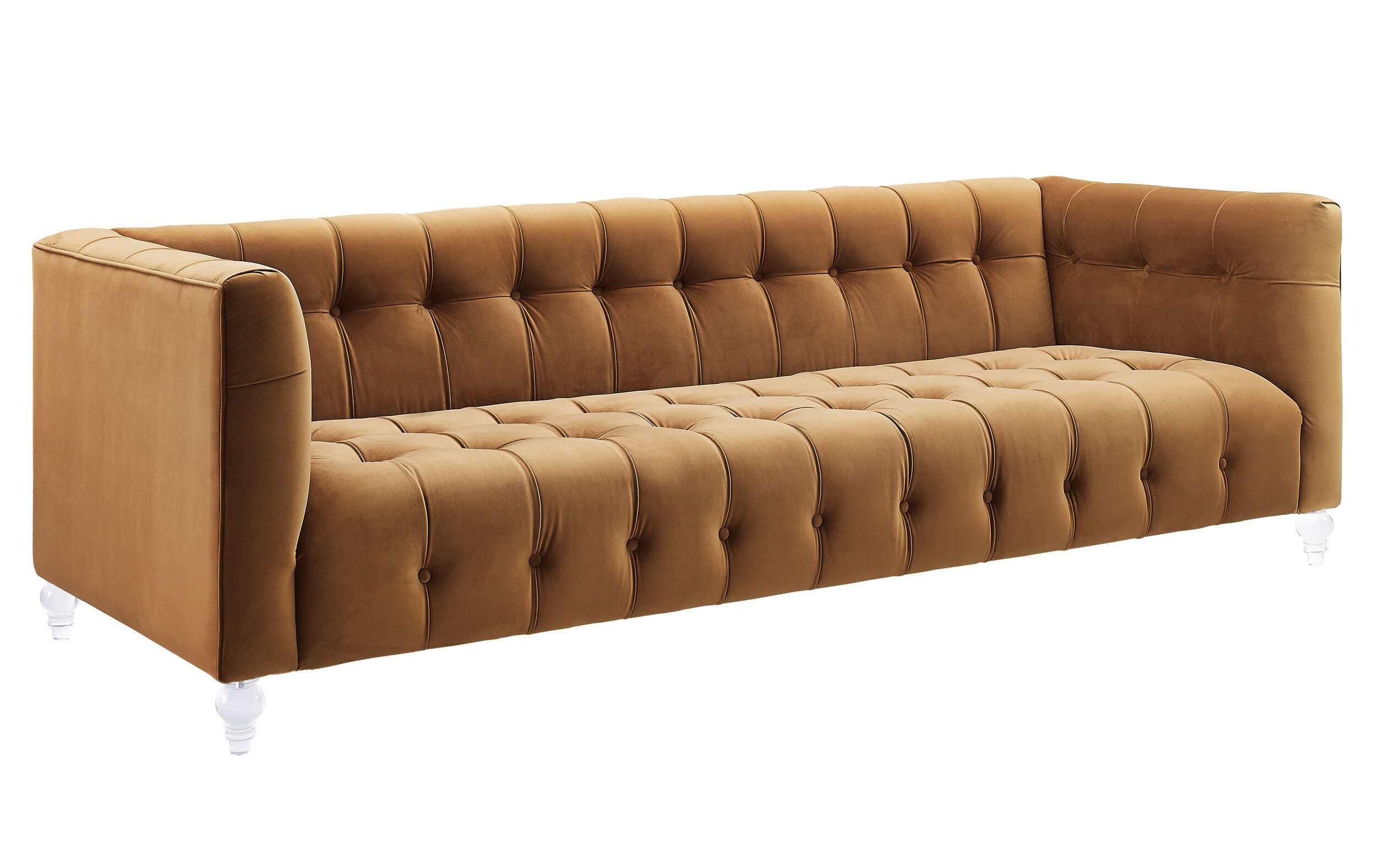 BEA GOLD VELVET SOFA - Image 3