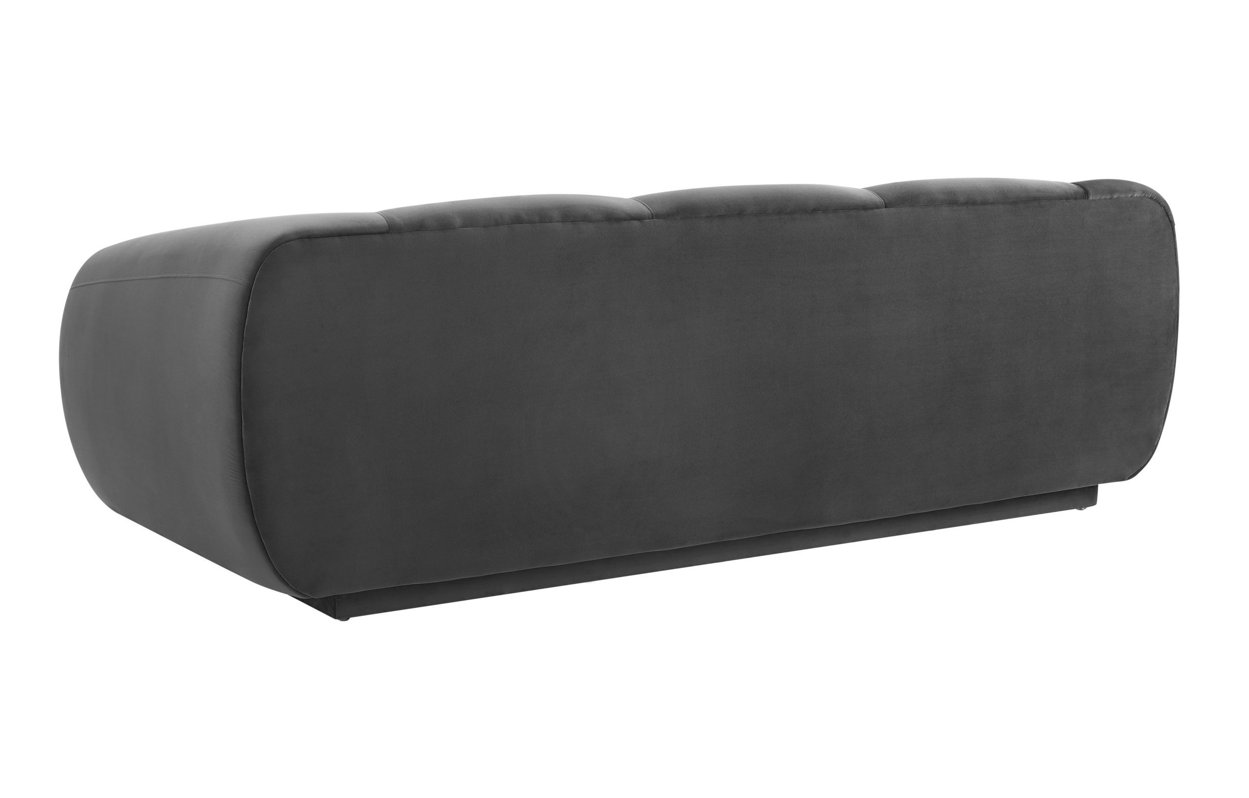 EMMET GREY VELVET SOFA - Image 5