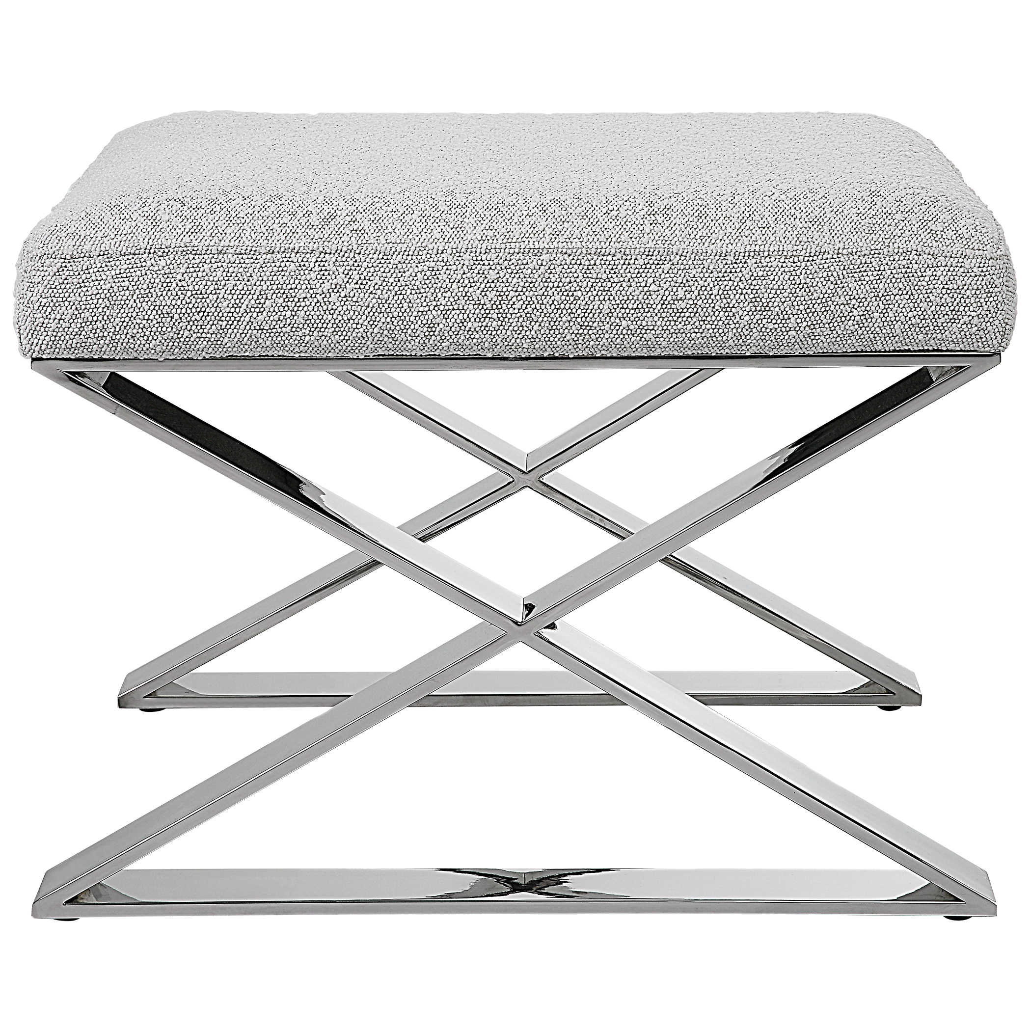 Intersection Bench with Ivory Boucle Cushion - Image 2