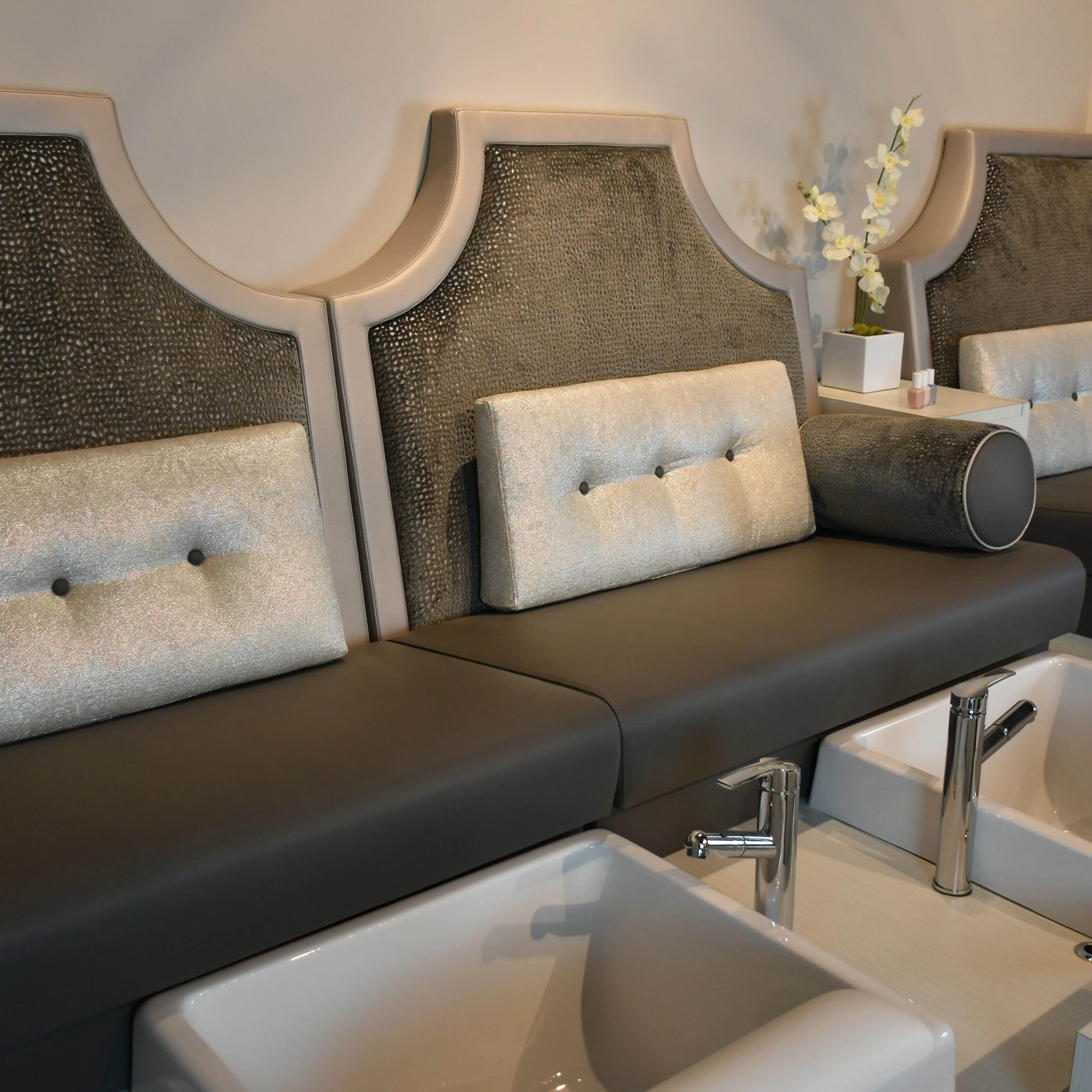 Michele Pelafas Breakfast at Tiffanys Custom Luxury Pedicure Bench