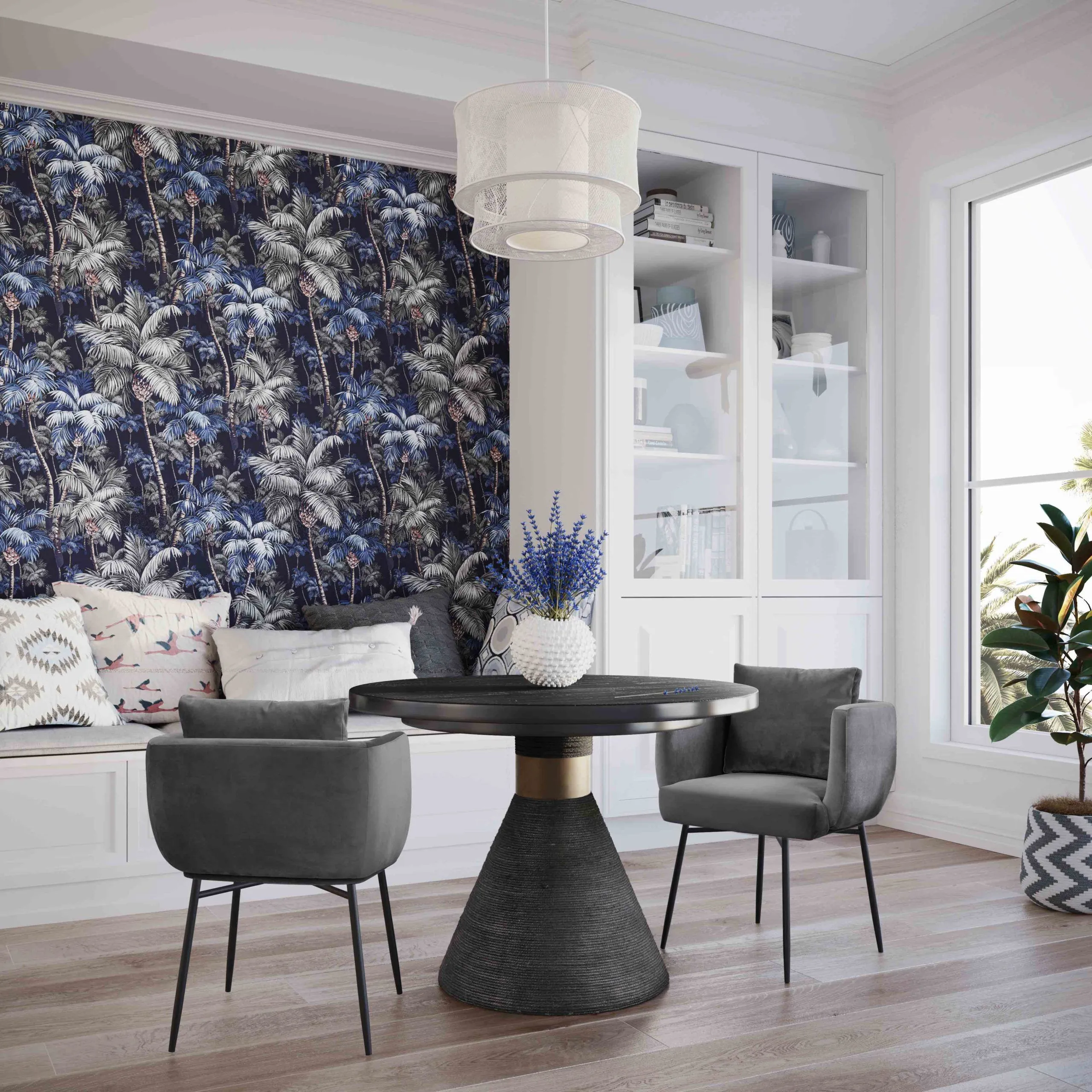 RISHI BLACK ROPE ROUND TABLE - Image 2