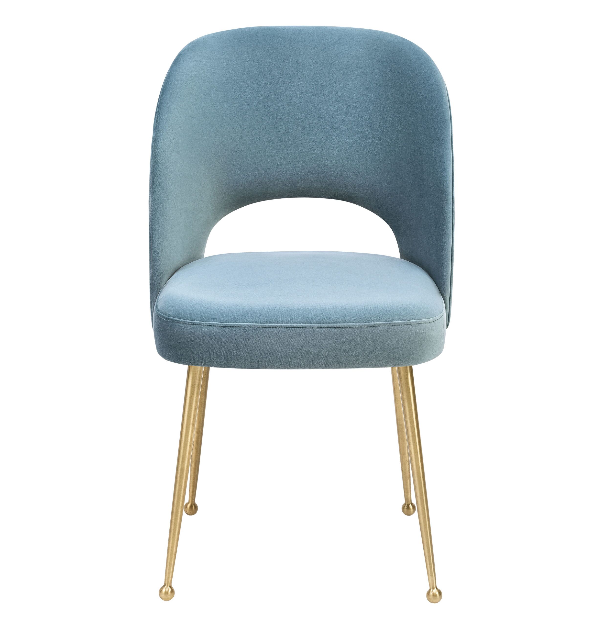 SWELL SEA BLUE VELVET CHAIR - Image 3