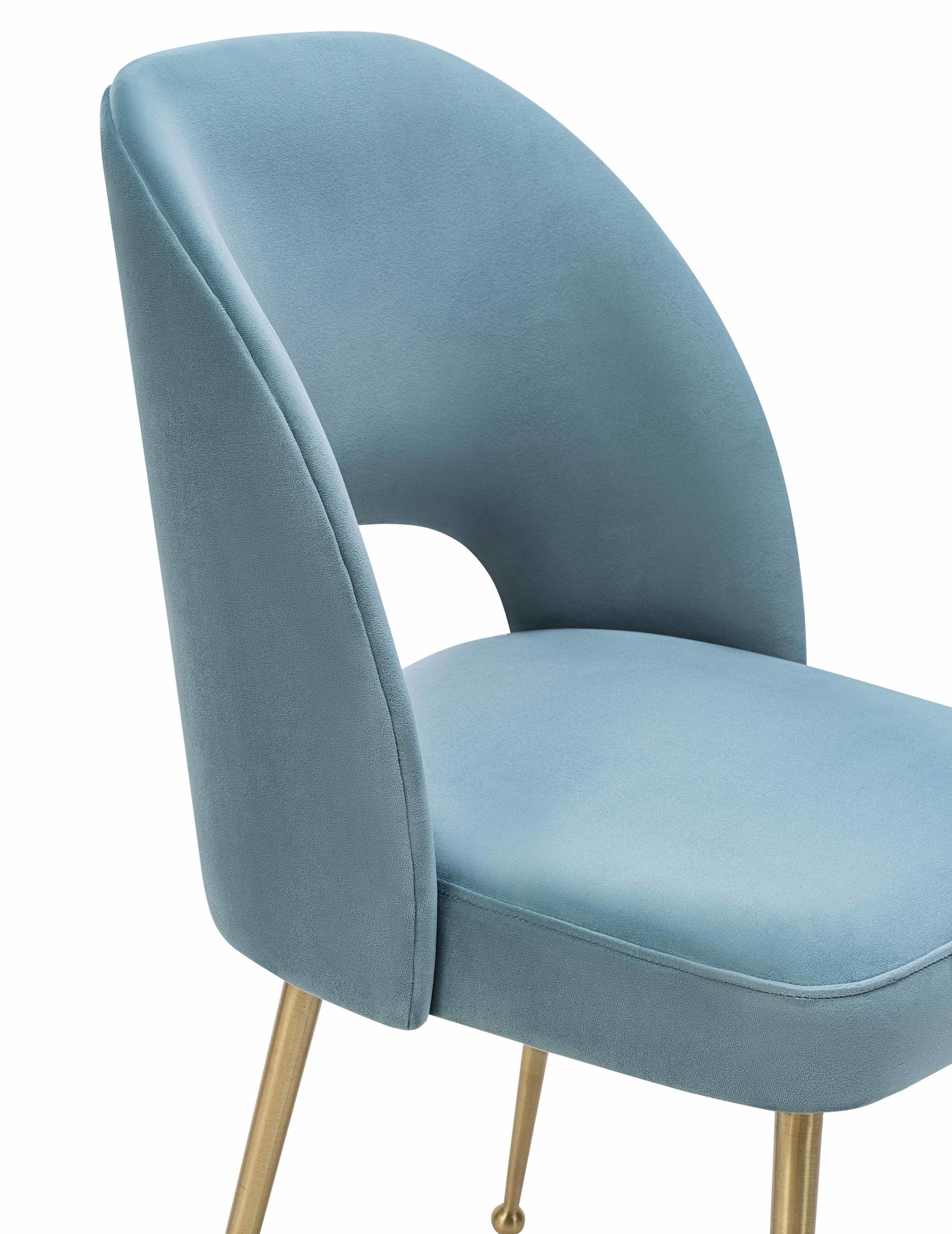 SWELL SEA BLUE VELVET CHAIR - Image 5