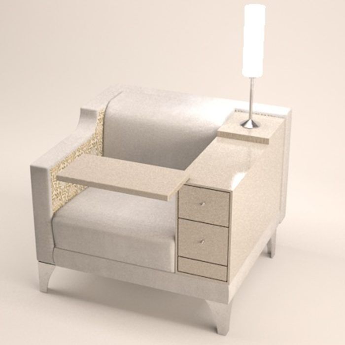 Alessa Manicure Lounge Chair