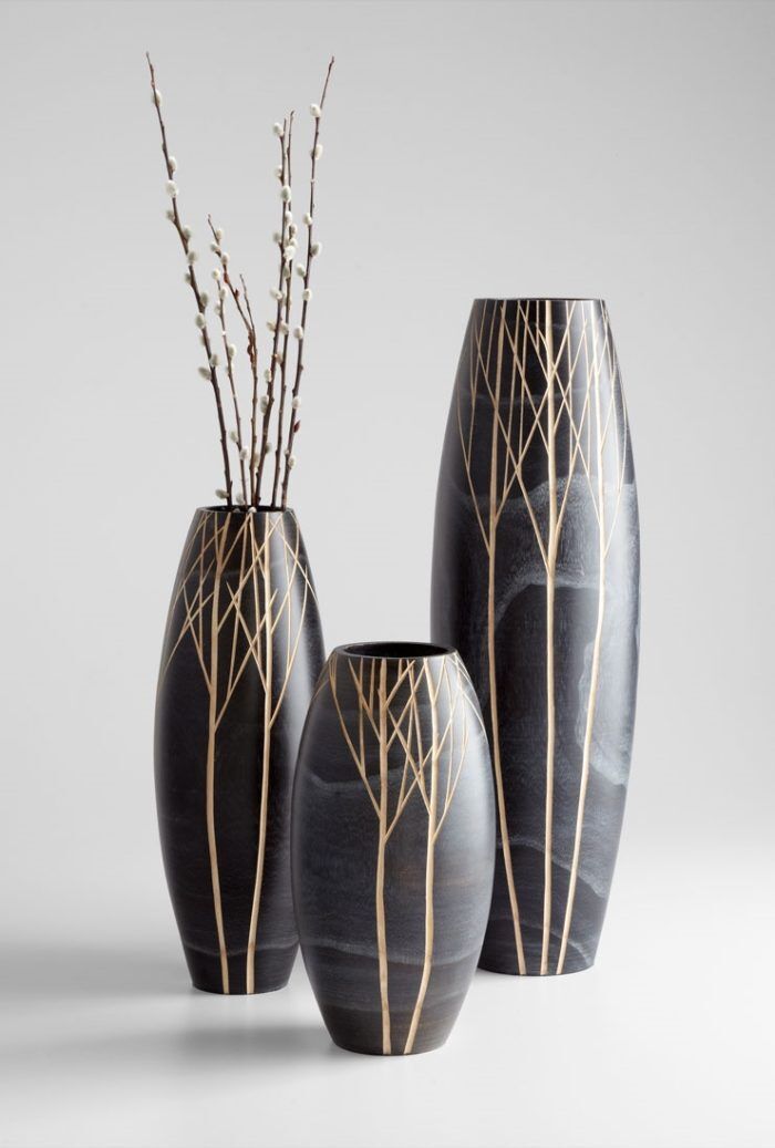 Onyx Winter Vases