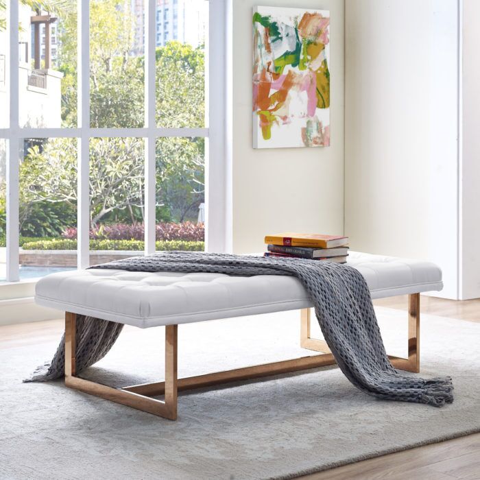 OPPLAND WHITE BENCH
