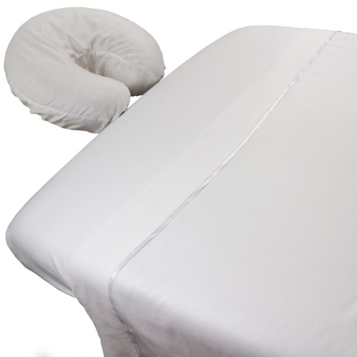 Elysium 600TC Egyptian Cotton  Spa Sheet Set - Satin White