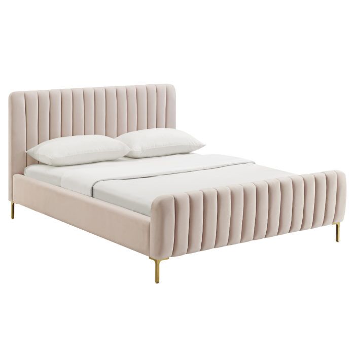 ANGELA BLUSH BED IN QUEEN